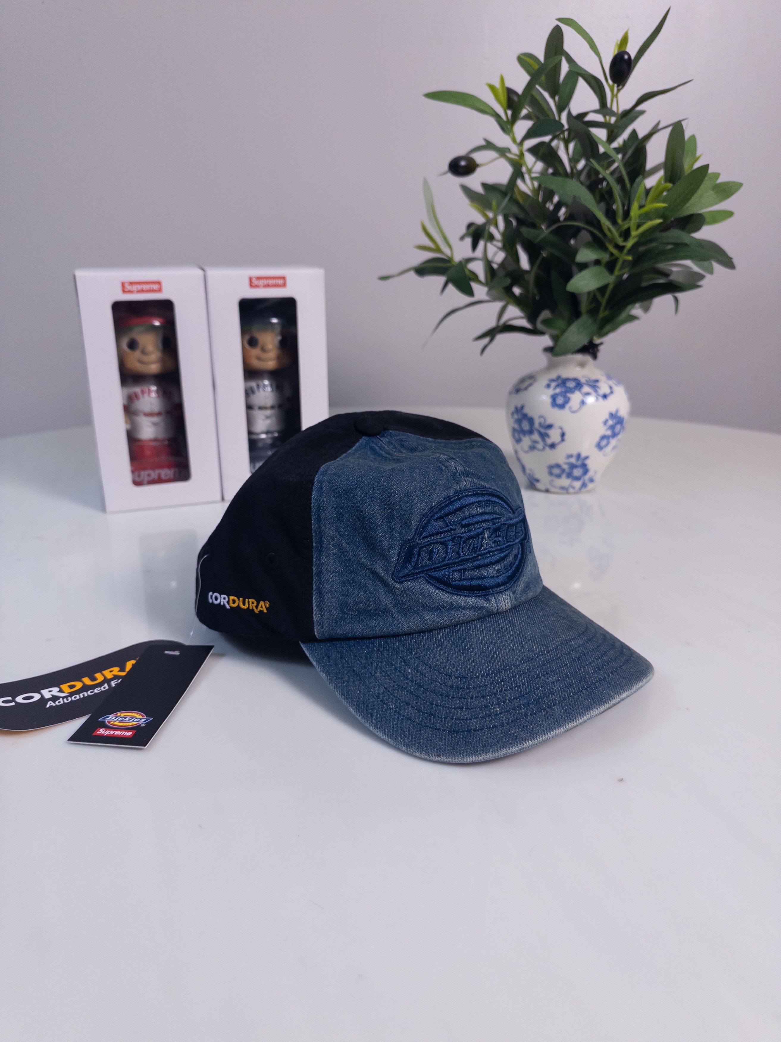 Supreme Supreme x Cordura Small Box 6-Panel Navy | Grailed