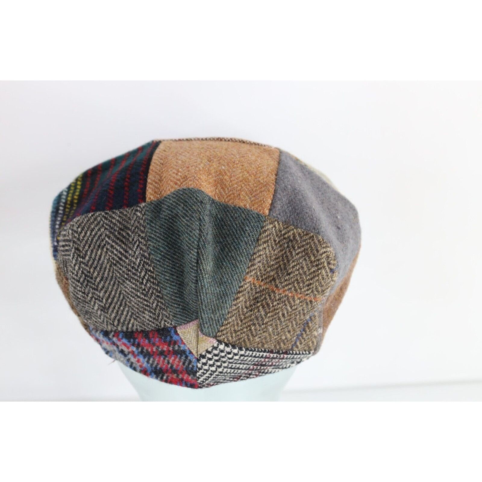 Vintage Vintage 70s Streetwear Irish Rainbow Patchwork Newsboy Hat Size ONE SIZE - 4 Thumbnail