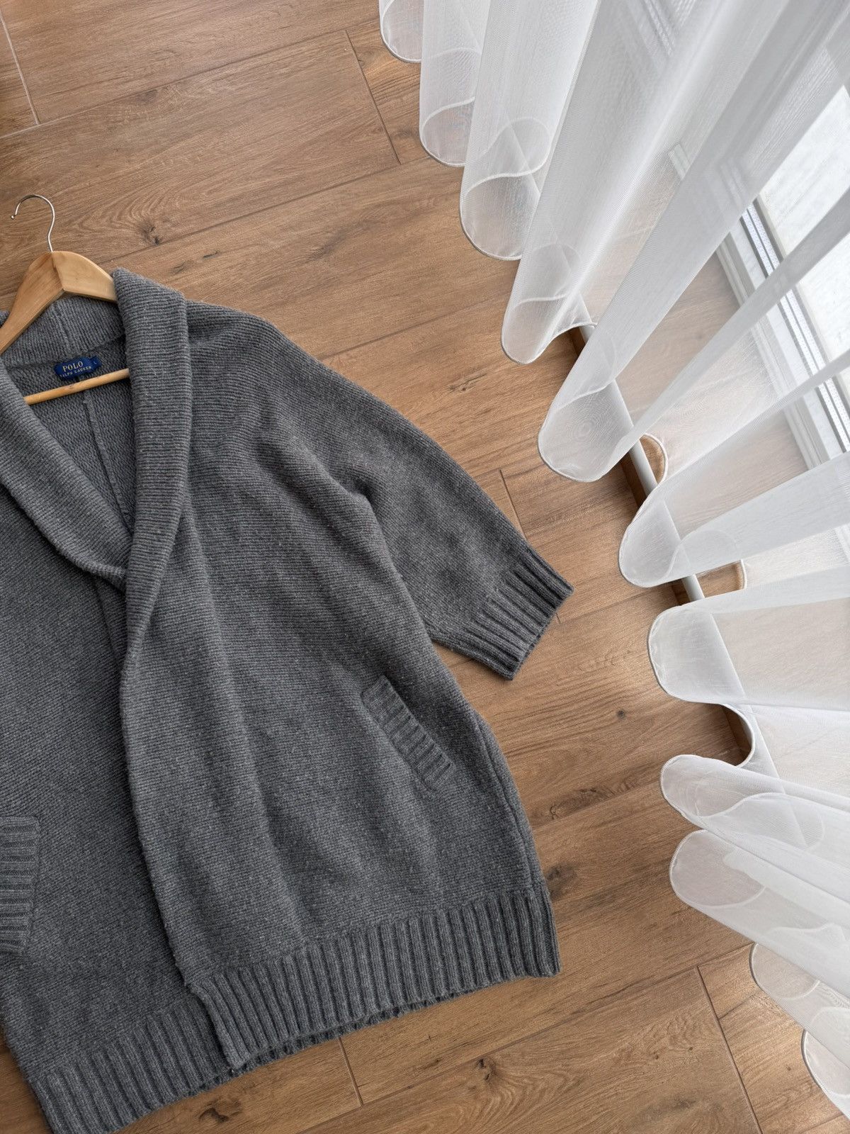 Polo Ralph Lauren × Vintage Vintage Polo Ralph Lauren Merino Wool Heavyweight Poncho Size US L / EU 52-54 / 3 - 12 Thumbnail