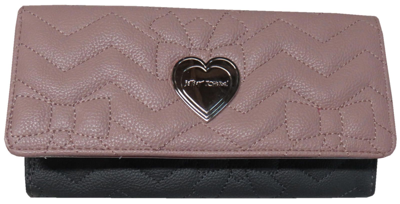 Designer Betsey Johnson Flap Closure Wallet Blush Multi Size ONE SIZE - 1 Thumbnail
