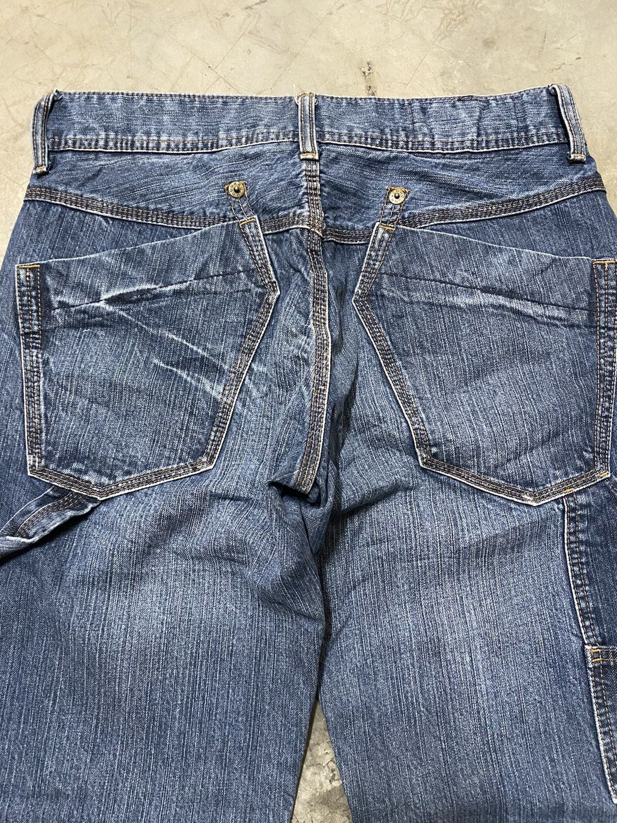 JNCO × Japanese Brand Baggy Jeans Japanese Carpenter Rush Hour Distressed Size US 32 / EU 48 - 6 Thumbnail