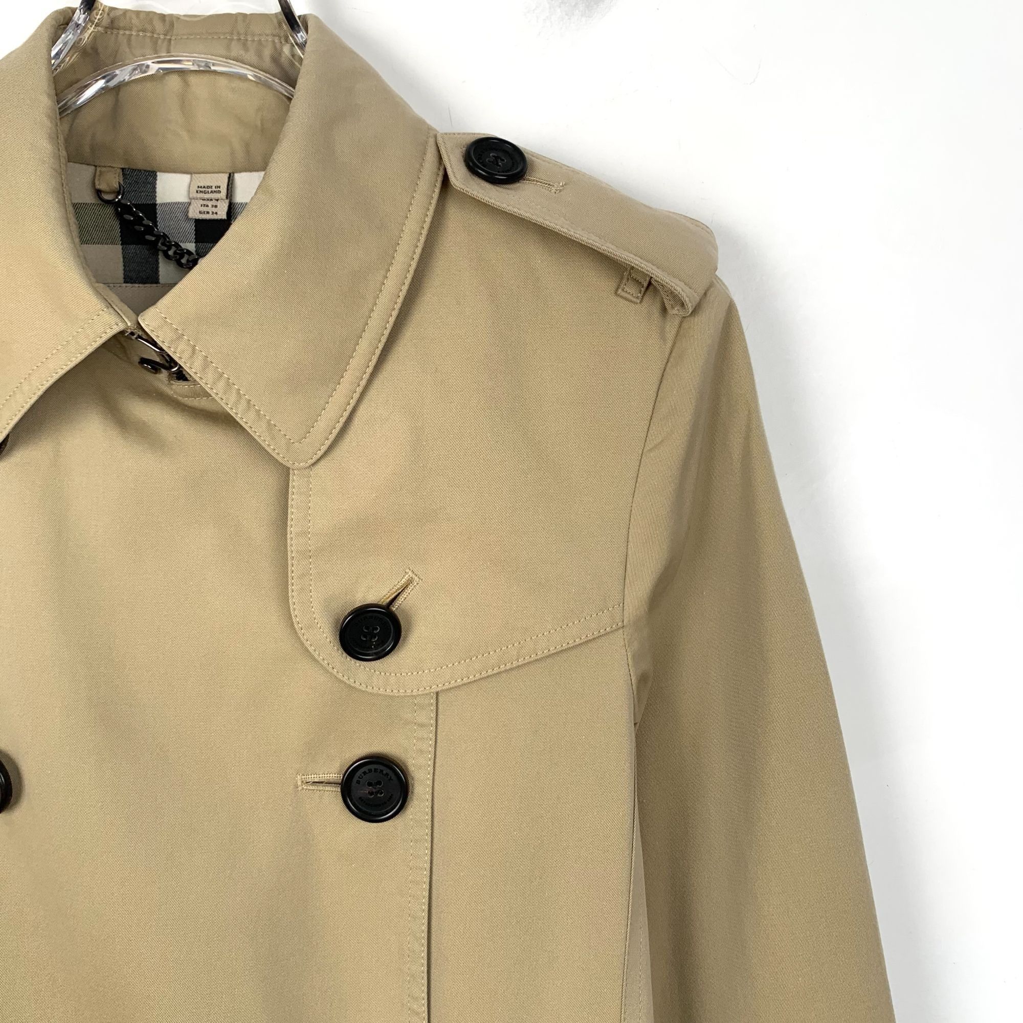 Burberry Burberry Brown Belted Trench Coat (Size S) Size S / US 4 / IT 40 - 6 Thumbnail