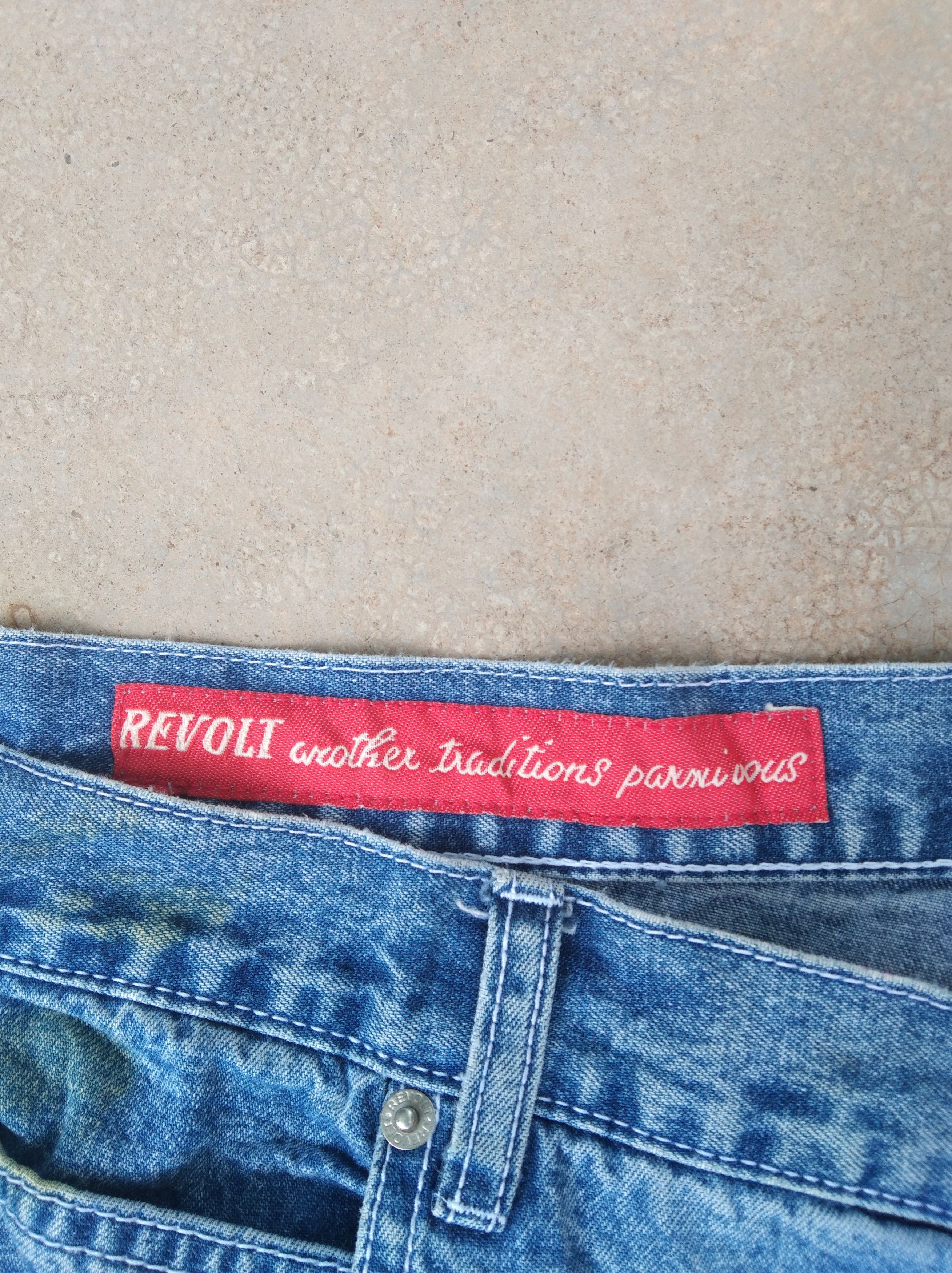 Jean Vintage Revolt Jeans Y2k Carpenter Skater Baggy Fit 38x31 Size US 38 / EU 54 - 7 Thumbnail