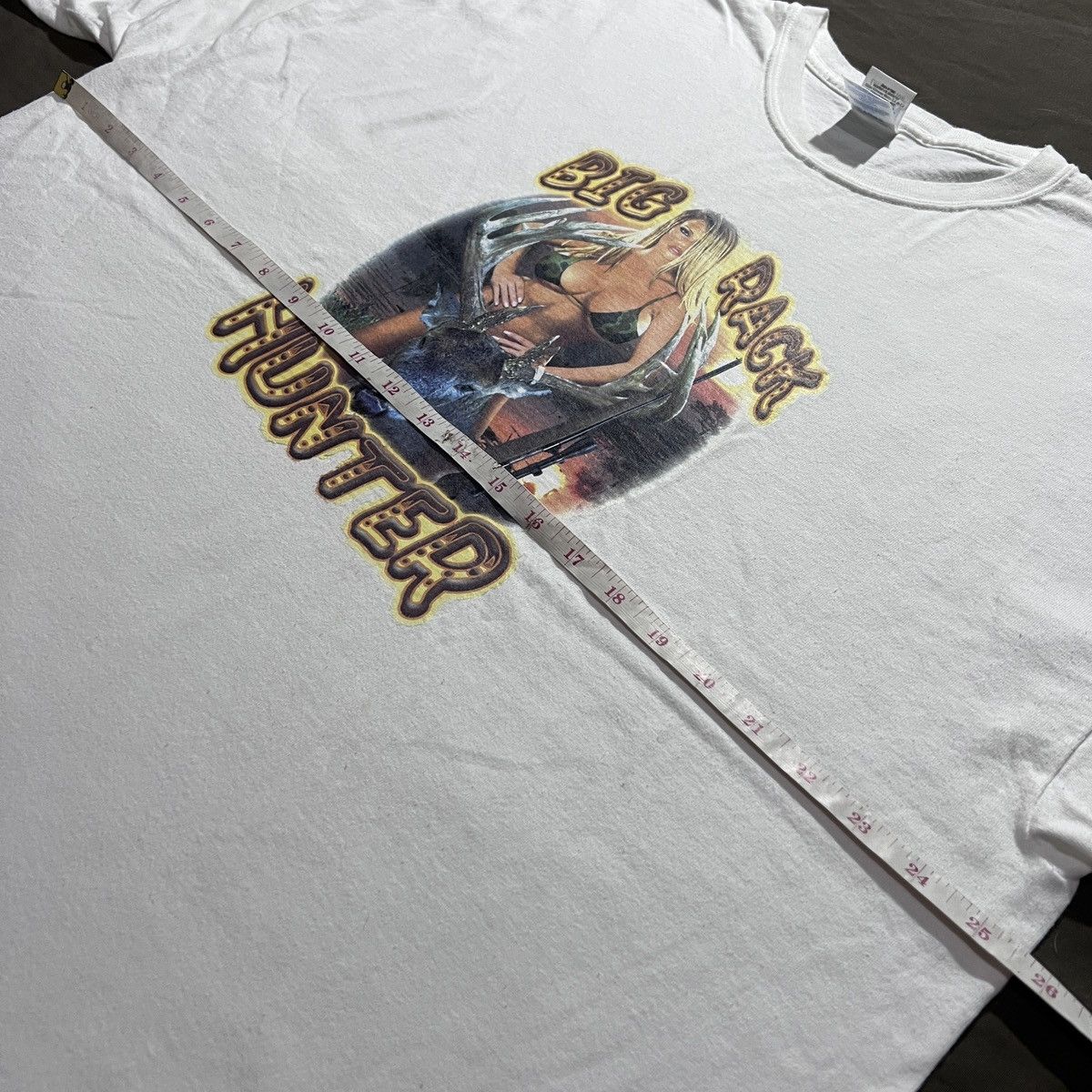 Vintage Vintage Y2K Big Rack Hunter Funny Tee 2XL sexy oversized Size US XXL / EU 58 / 5 - 9 Thumbnail