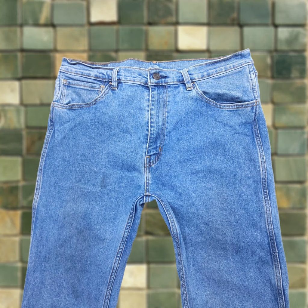 Levi's Levi's Workwear Jeans Mens 36 x 36 Blue Denim Stretch Straight 5-Pocket Regular Mid Rise Denim Long Tall Size US 36 / EU 52 - 1 Thumbnail