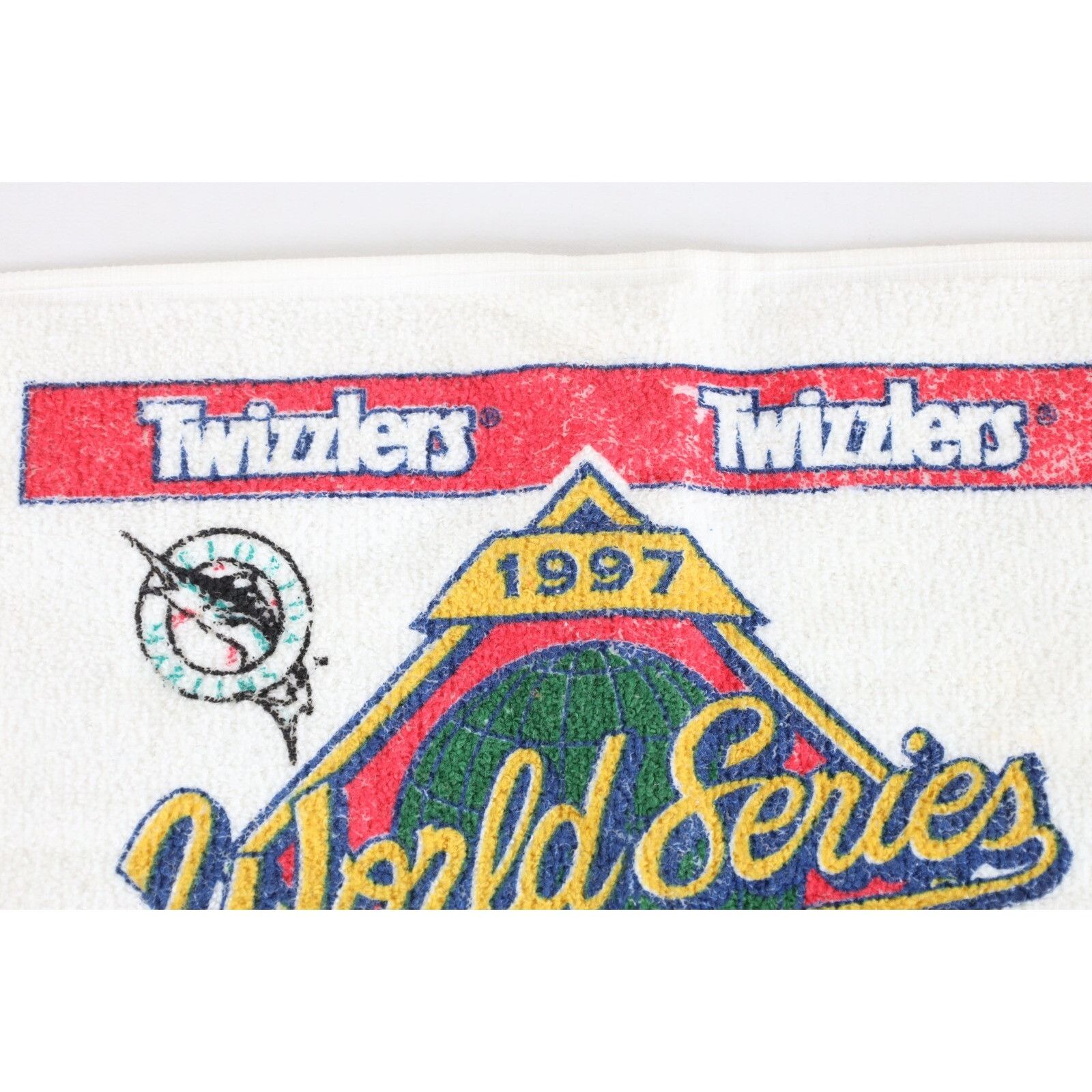 Vintage Deadstock Vintage 1997 World Series Marlins Indians Towel Size ONE SIZE - 2 Thumbnail