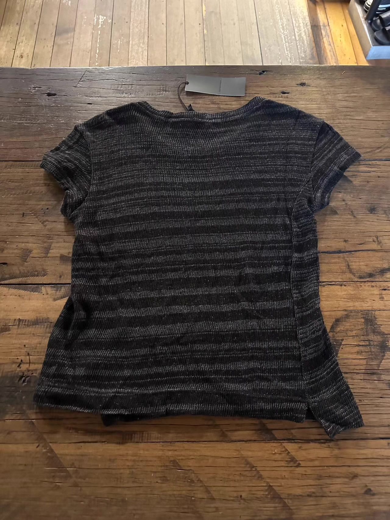 The Viridi-anne The Viridi‑Anne Linen Knit‑Structure Short‑Sleeve Ｑ25 Size US XS / EU 42 / 0 - 6 Thumbnail