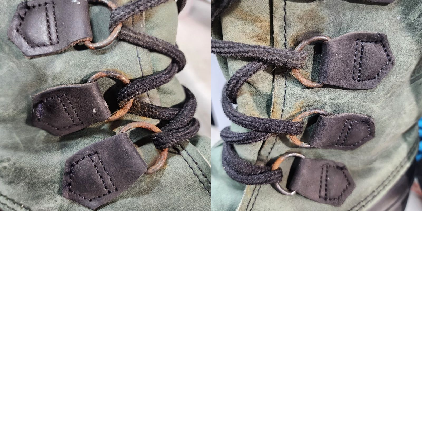SOREL VINTAGE Sorel Alpine Green Kaufman Canada Insulated Winter Leather Rubber Duck Boots 9 Size US 9 / IT 39 - 9 Thumbnail