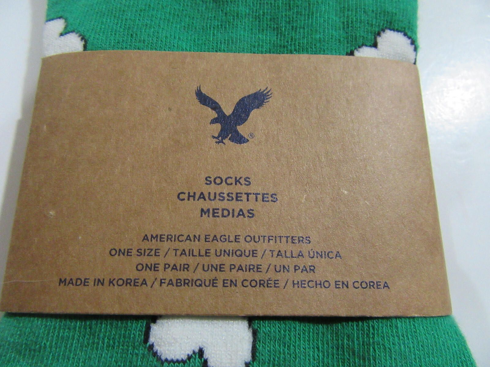 American Eagle Outfitters American Eagle St. Patrick's Day Shamrock Irish Socks Size ONE SIZE - 2 Thumbnail