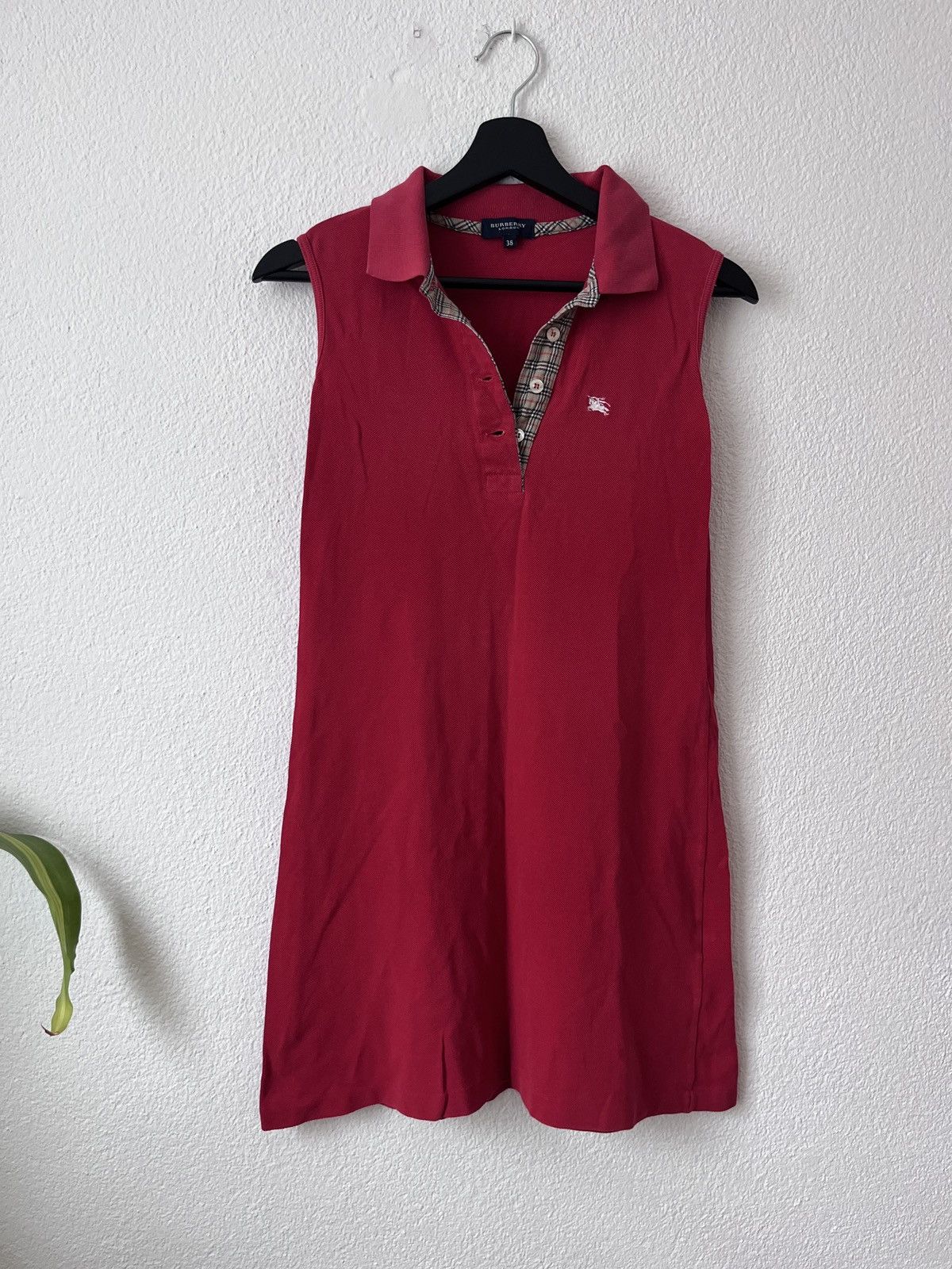 Burberry Burberry polo dress with nova check detailing M Size M / US 6-8 / IT 42-44 - 1 Thumbnail