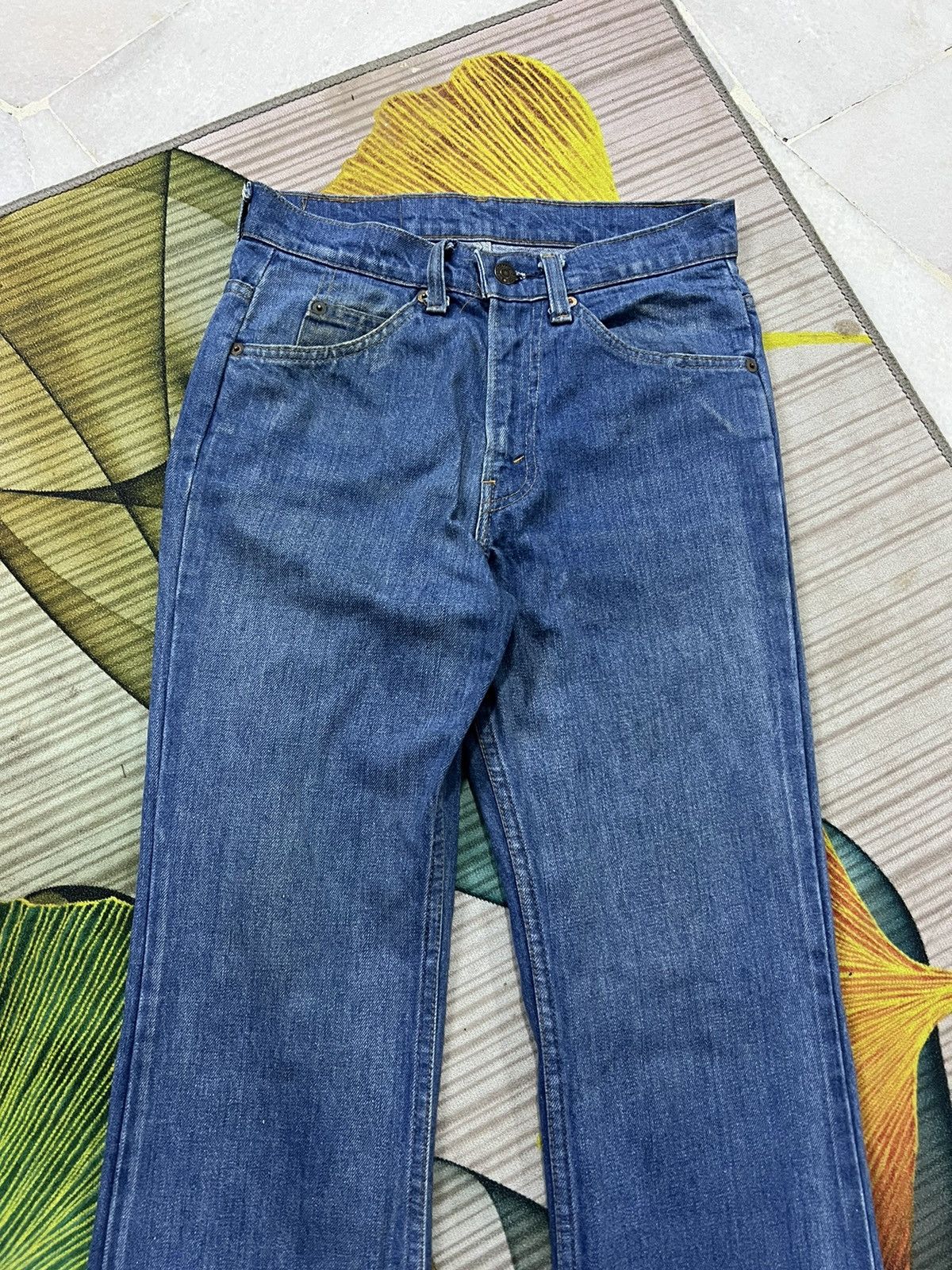 Levi's 💥FLARE💥VINTAGE 60’s LEVIS 517 ORANGE TAB NICE FADEDBUTTON #8 Size US 28 / EU 44 - 4 Thumbnail