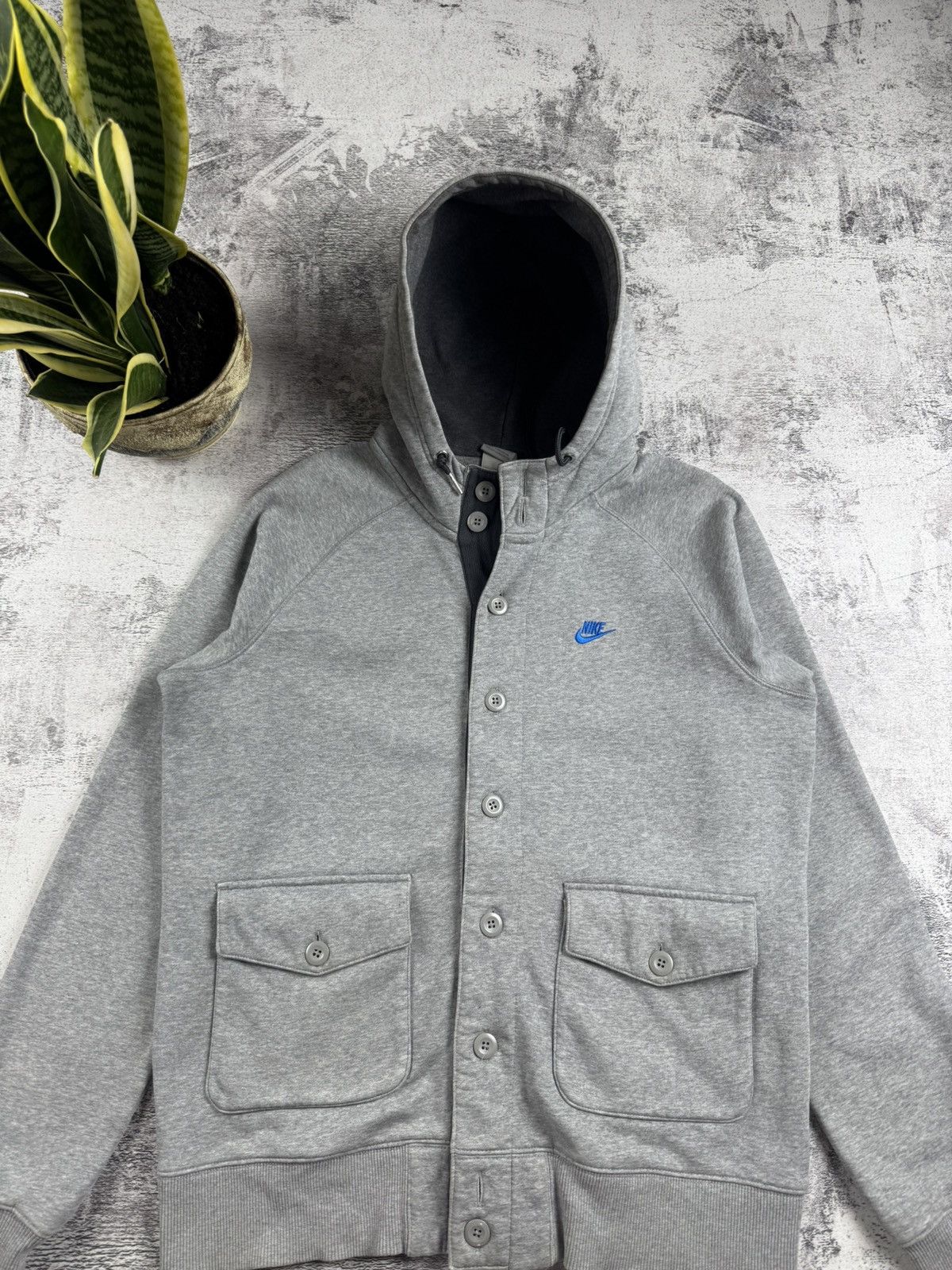 Nike Nike Sportswear Button Cardigan Sweatshirt Hoodie Pullovover Size US M / EU 48-50 / 2 - 4 Thumbnail