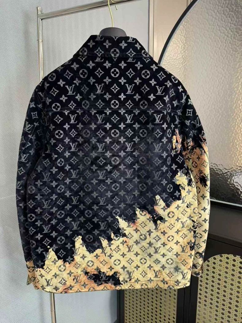 Louis Vuitton Louis Vuitton Campfire Fire Cloud Denim Jacket Size US S / EU 44-46 / 1 - 2 Thumbnail