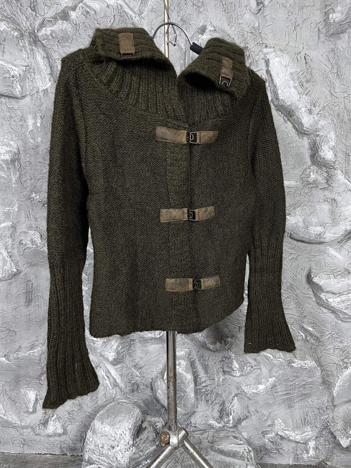14th Addiction × Japanese Brand × Le Grande Bleu (L.G.B.) Vintage Multifunctional Knit Cardigan Junya Watanabe Style Size US S / EU 44-46 / 1 - 14 Thumbnail
