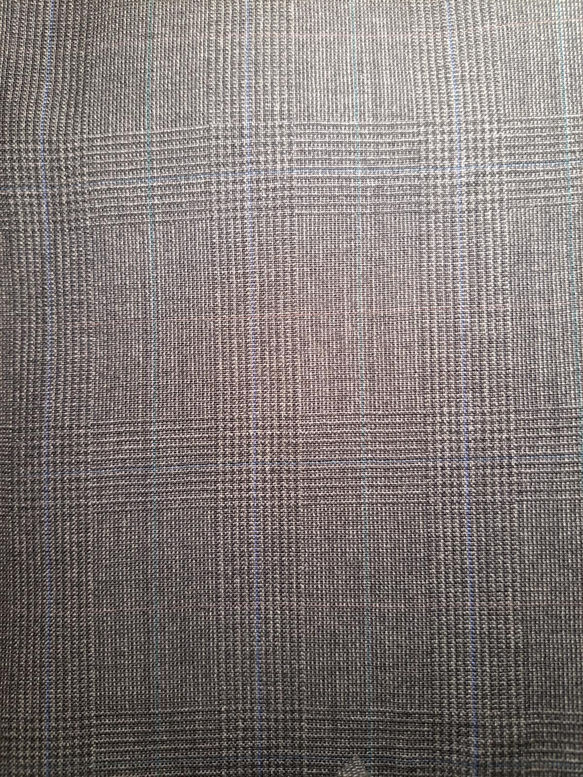 Oscar De La Renta Oscar de la Renta 2 PIece Suit 42L 36x29 Gray Glen Plaid Size 42L - 7 Thumbnail