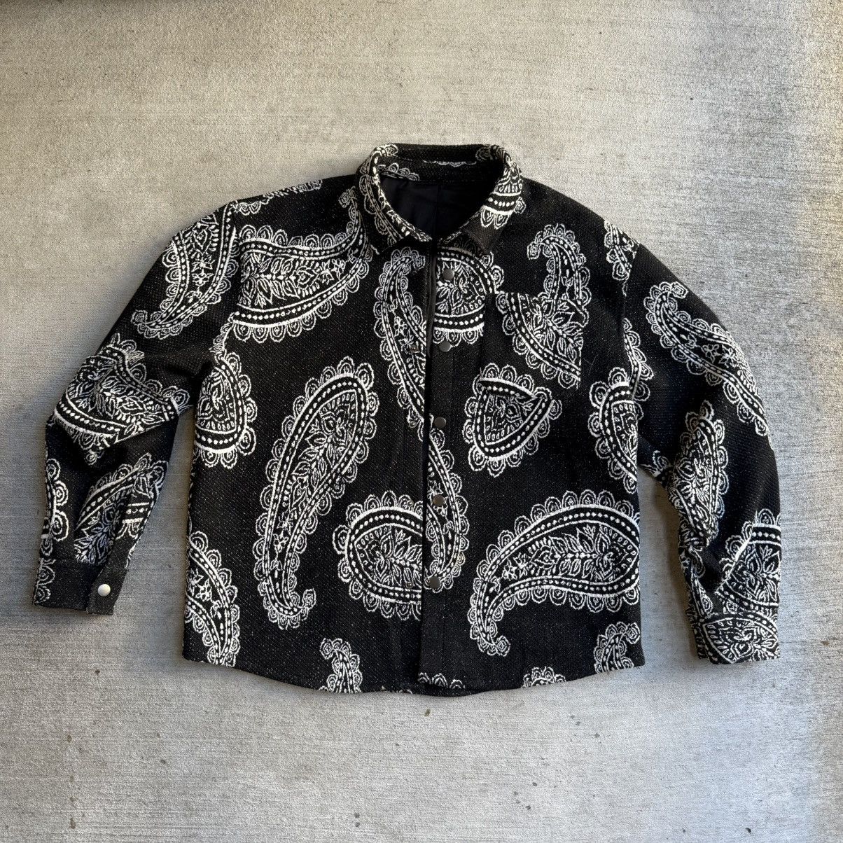 Forever 21 Paisley Jacket Size US XL / EU 56 / 4 - 1 Thumbnail