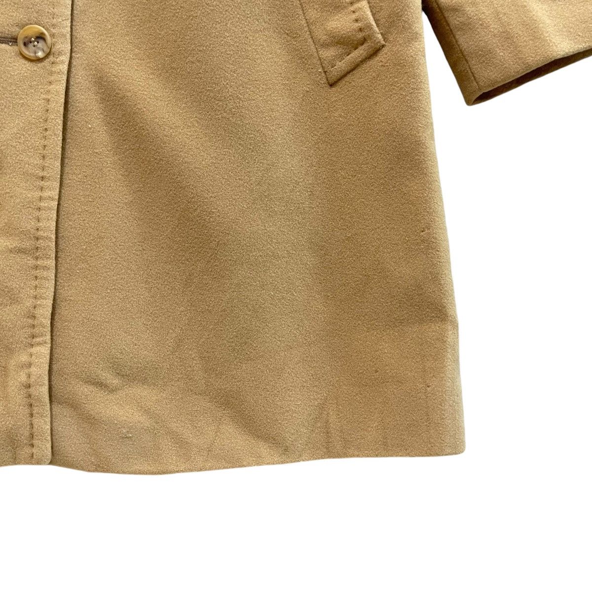 Aquascutum × Designer Vintage Aquascutum Made in Japan Wool Trench Coat Jacket Size M / US 6-8 / IT 42-44 - 6 Thumbnail