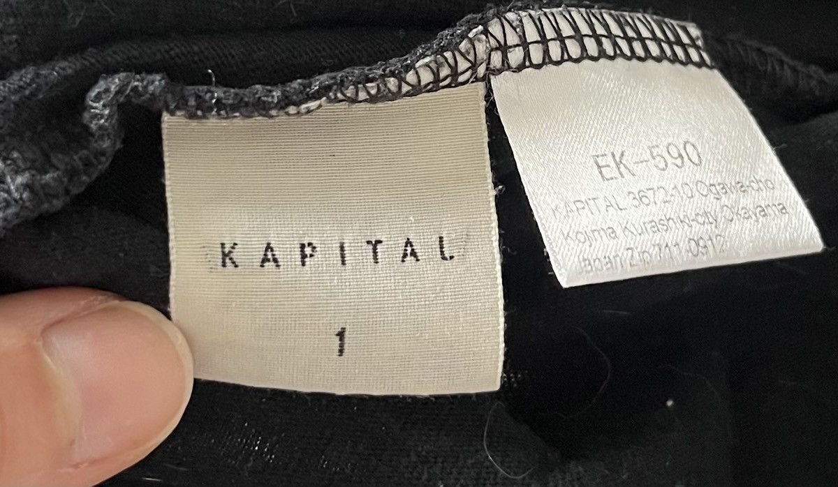 Kapital Kapital Unisex Smilie Patch Long Sleeve Size US S / EU 44-46 / 1 - 5 Thumbnail