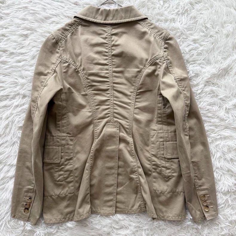 Comme des Garcons Comme des Garcons Beige round neck cotton coat Size S / US 4 / IT 40 - 2 Thumbnail