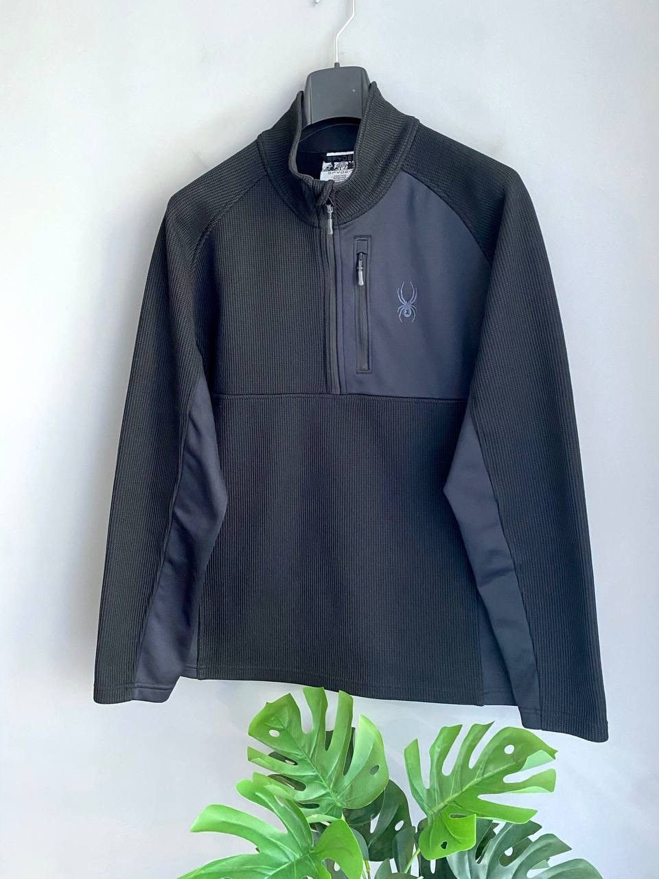 Spyder Spyder Men's Gait Half Zip Black Fleece Sweater, Size XL Size US XL / EU 56 / 4 - 2 Thumbnail