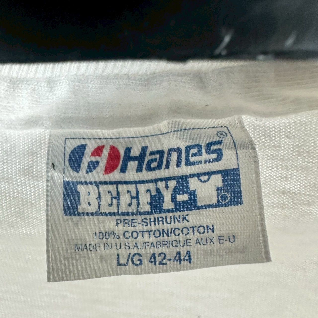 Hanes × Vintage Vintage 1992 Dance Center It's Showtime Folks! Promo T-shirt Size US L / EU 52-54 / 3 - 6 Thumbnail