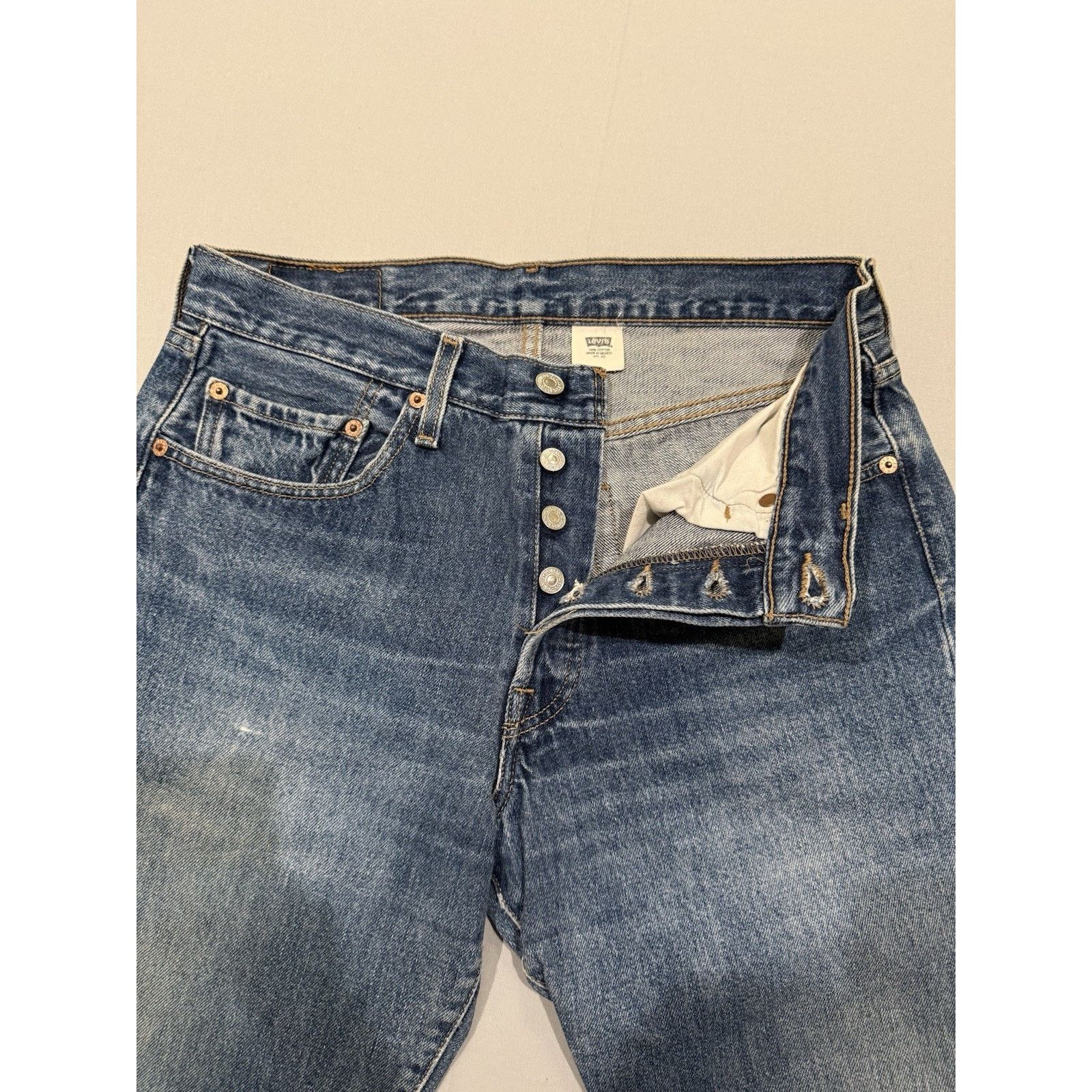 Levi's Vintage Levi's 501 XX Jeans Men's 31x34 Button Fly straight Size US 31 - 2 Thumbnail
