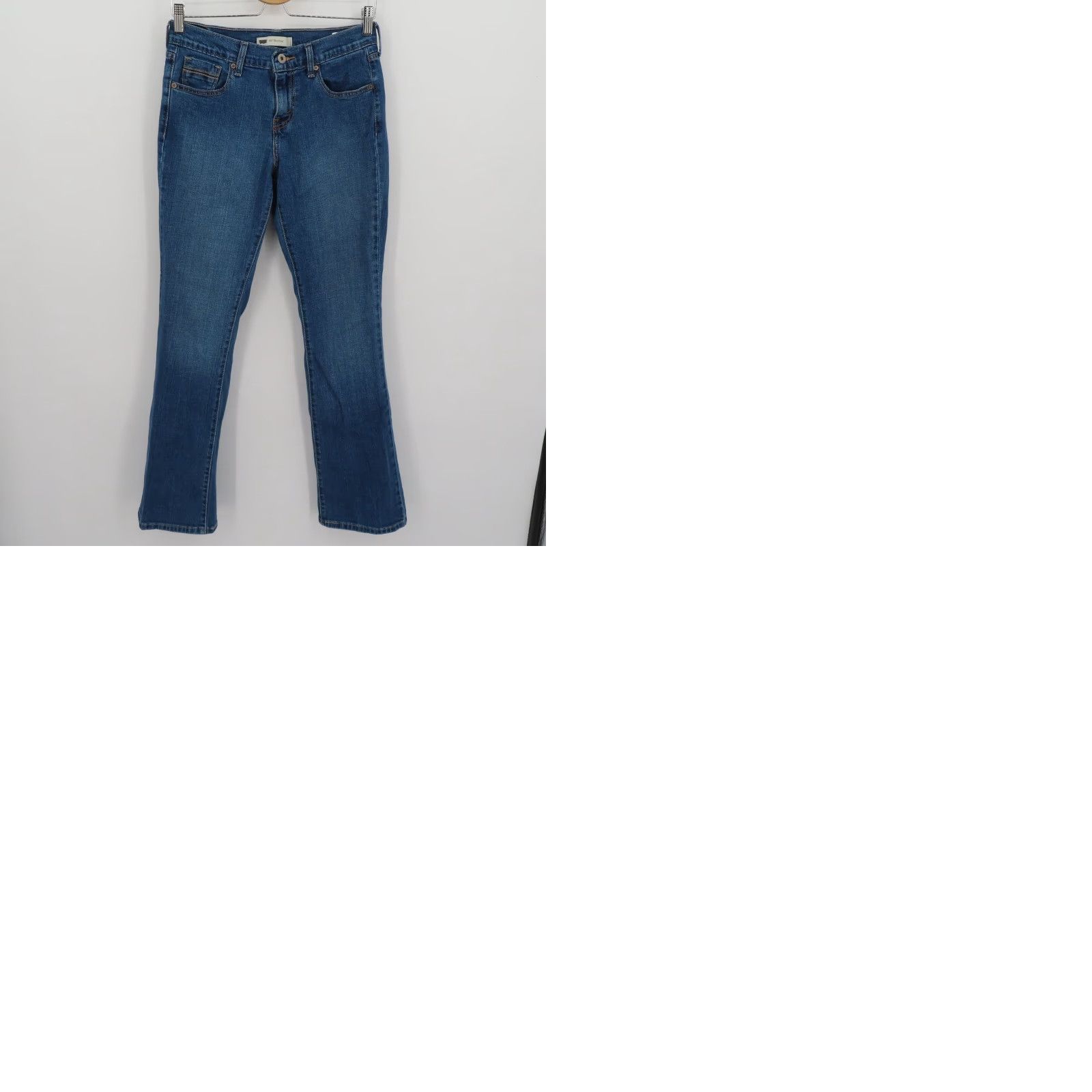 Levi's Levi's Jeans Women 4 Regular 515 Bootcut Blue Denim 5-Pocket Pockets Cotton Blend W27 L32 Pant Size 27" / US 4 / IT 40 - 9 Thumbnail