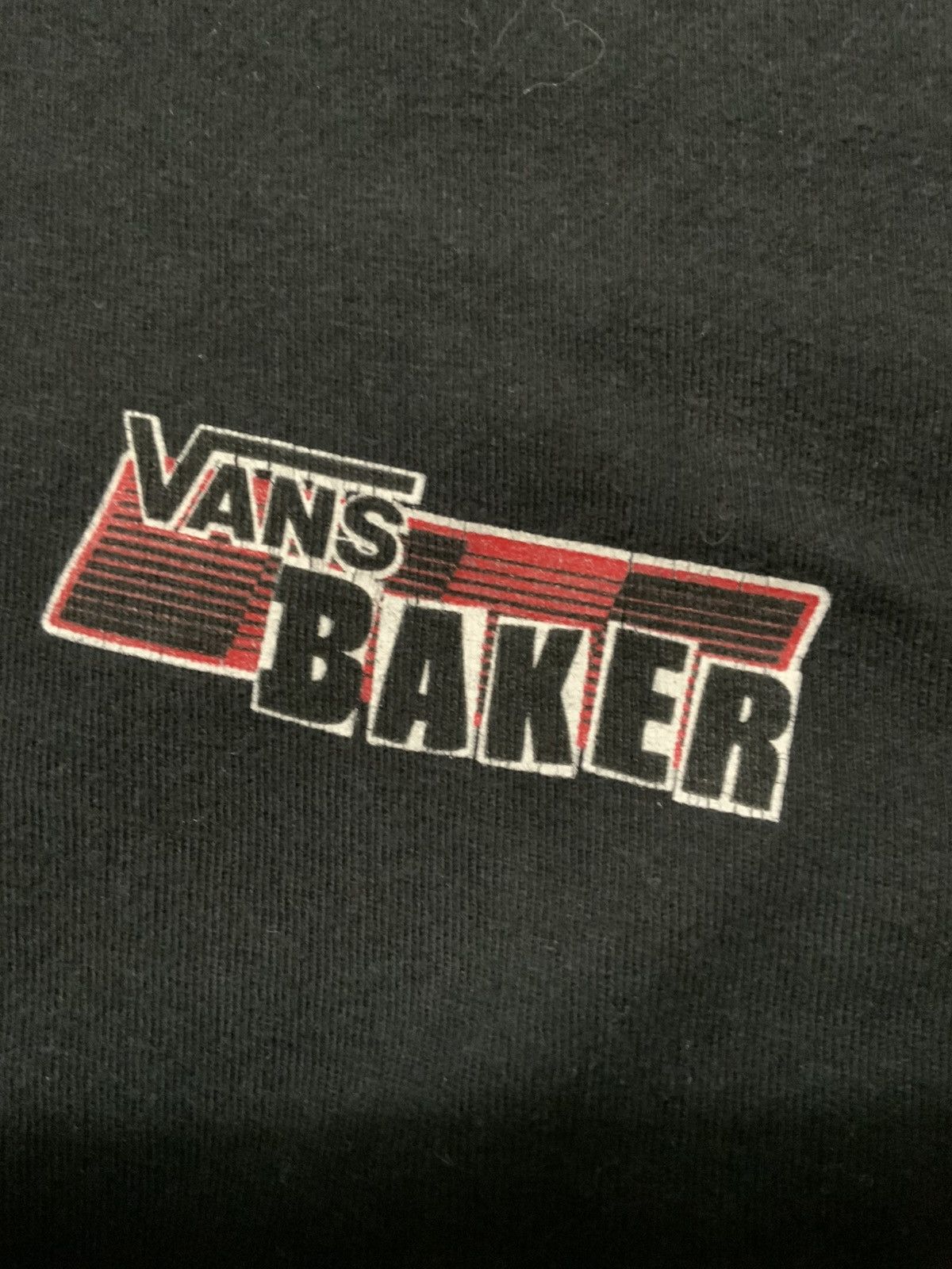 Vans Vans X Baker Skateboards Racing Black Graphic L/S T-Shirt Size US M / EU 48-50 / 2 - 5 Thumbnail