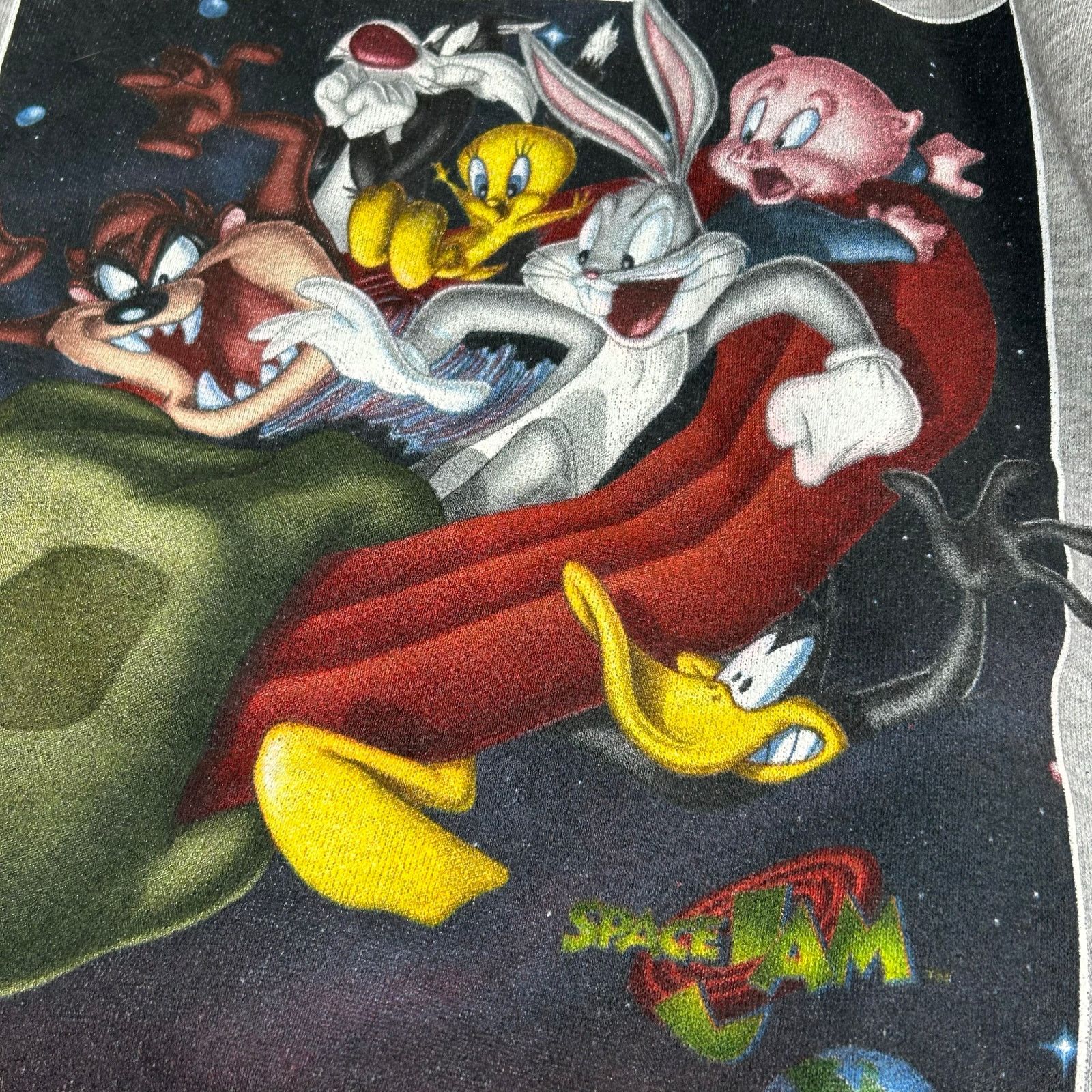 Vintage × Warner Bros Vintage 1996 Space Jam Crewneck Sweatshirt Warner Bros USA Size US XS / EU 42 / 0 - 4 Thumbnail