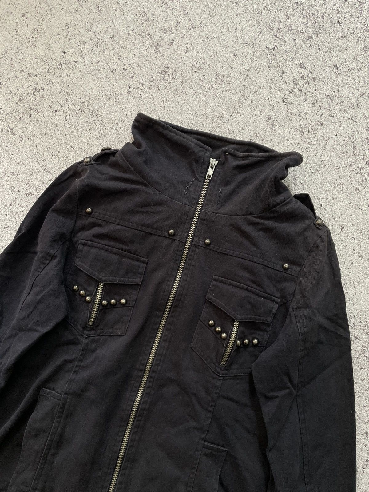 Other 2000s Lil Mar B - Napoleon Style Double Zipper Vkei Jacket Size US S / EU 44-46 / 1 - 2 Thumbnail
