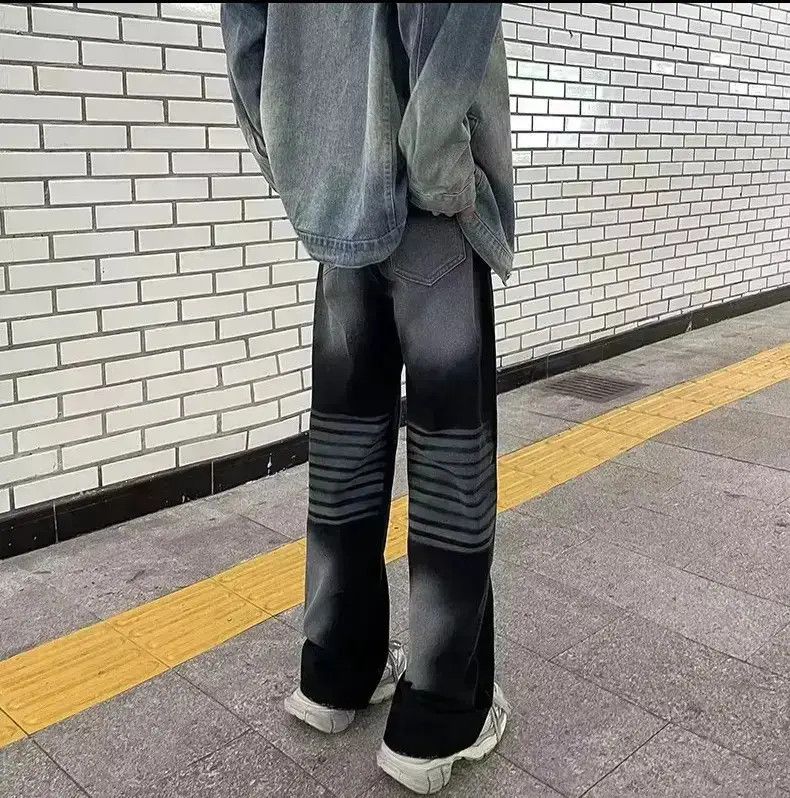 Japanese Brand Black Baggy Denim Trousers Size US 32 / EU 48 - 2 Thumbnail
