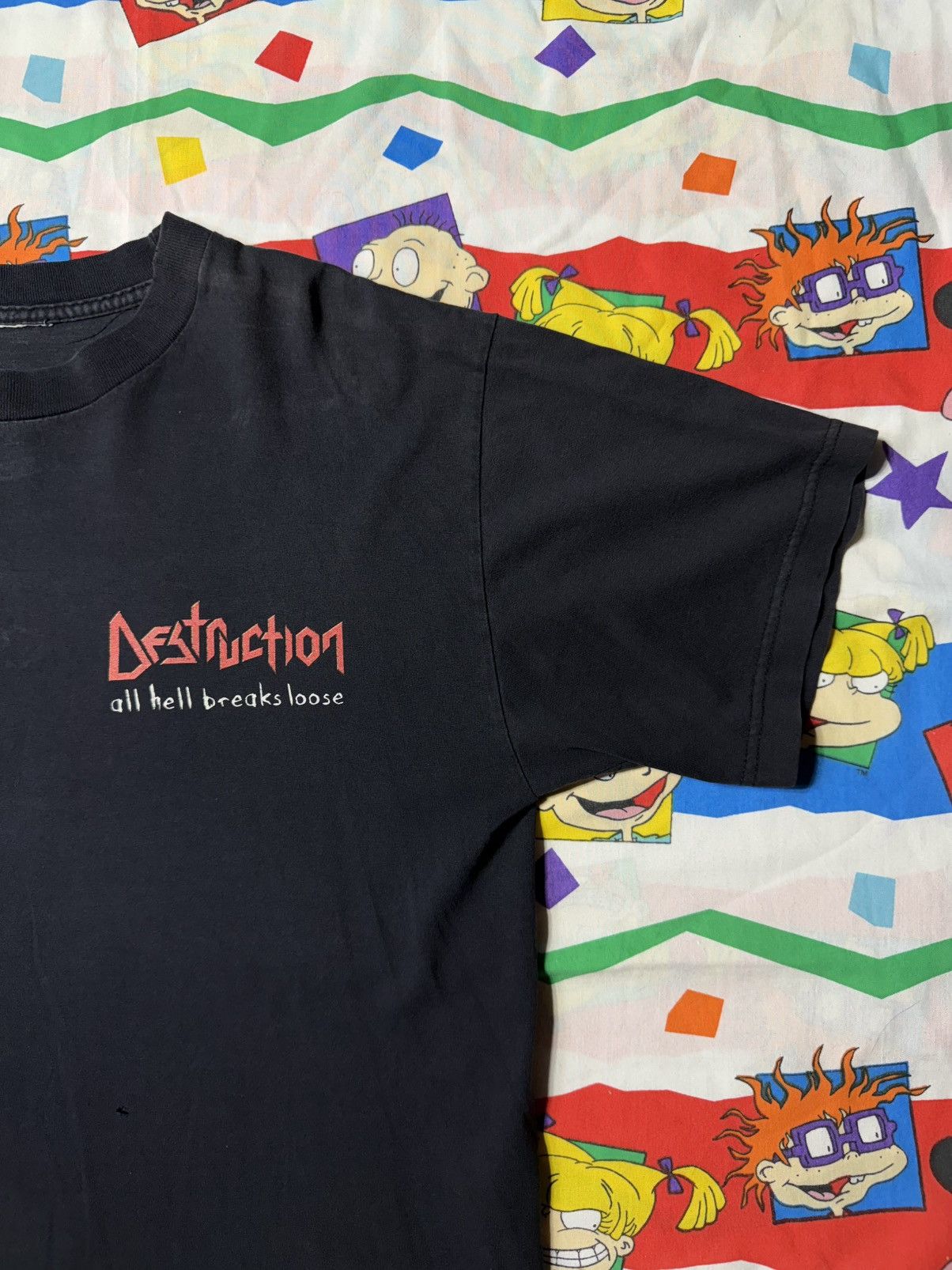Other Vtg 2000 Destruction All Hell Breaks Band T-Shirt Size US L / EU 52-54 / 3 - 6 Thumbnail