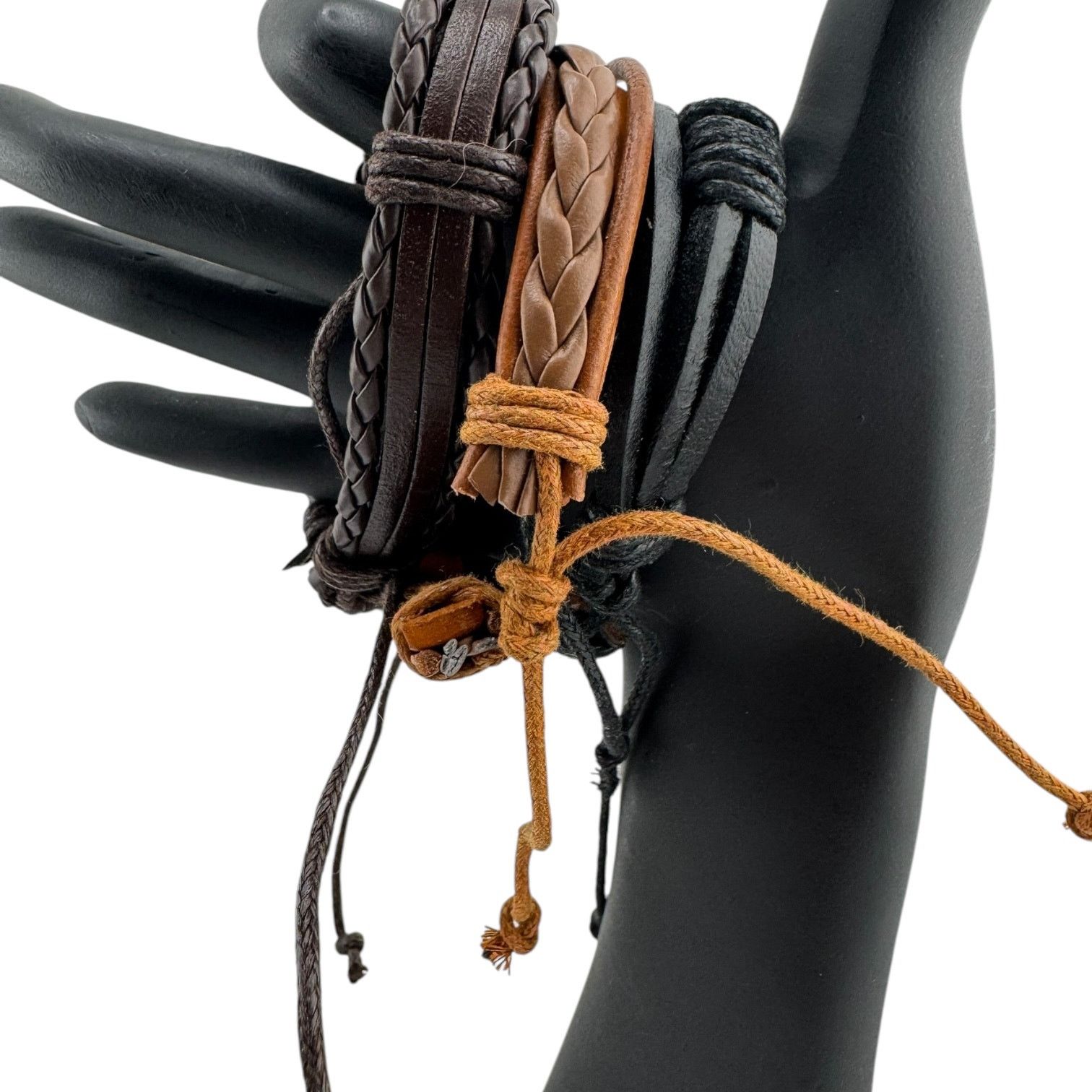 Other Outlaw Overture Triple Leather Cuffs Rebels & Rule-Benders Size ONE SIZE - 2 Thumbnail