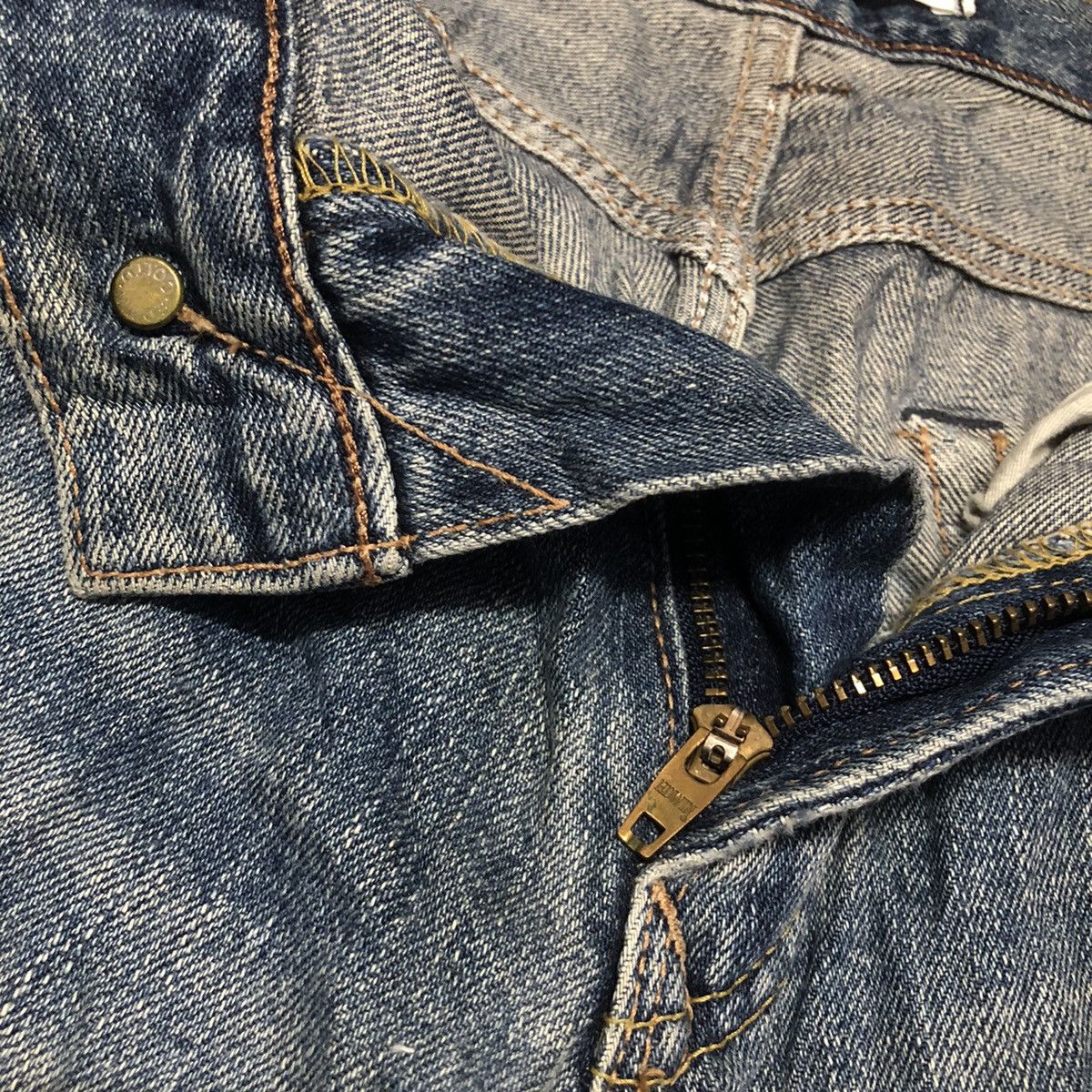 Edwin × Vintage Vintage Edwin XU-S Distressed Denim Size US 30 / EU 46 - 11 Thumbnail
