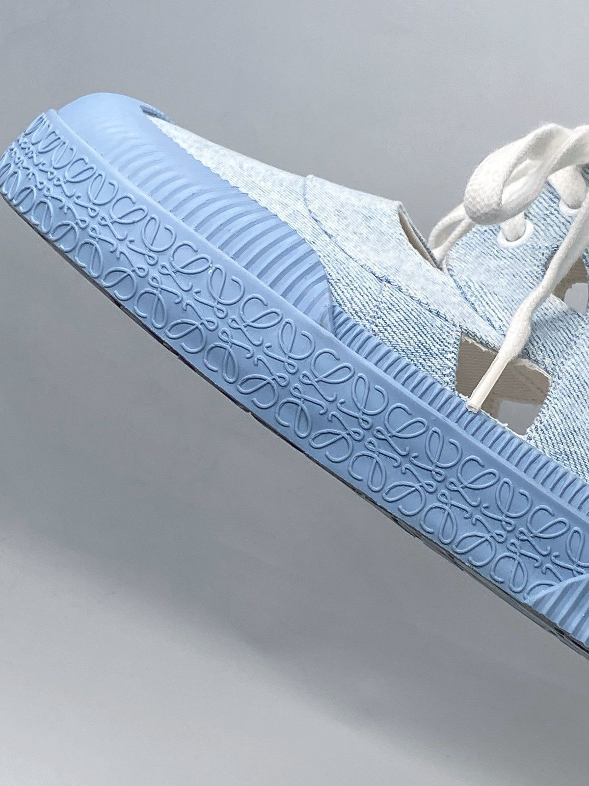 Loewe Loewe Cut-Out Platform Denim Sneakers size 39 Size US 9 / IT 39 - 7 Thumbnail