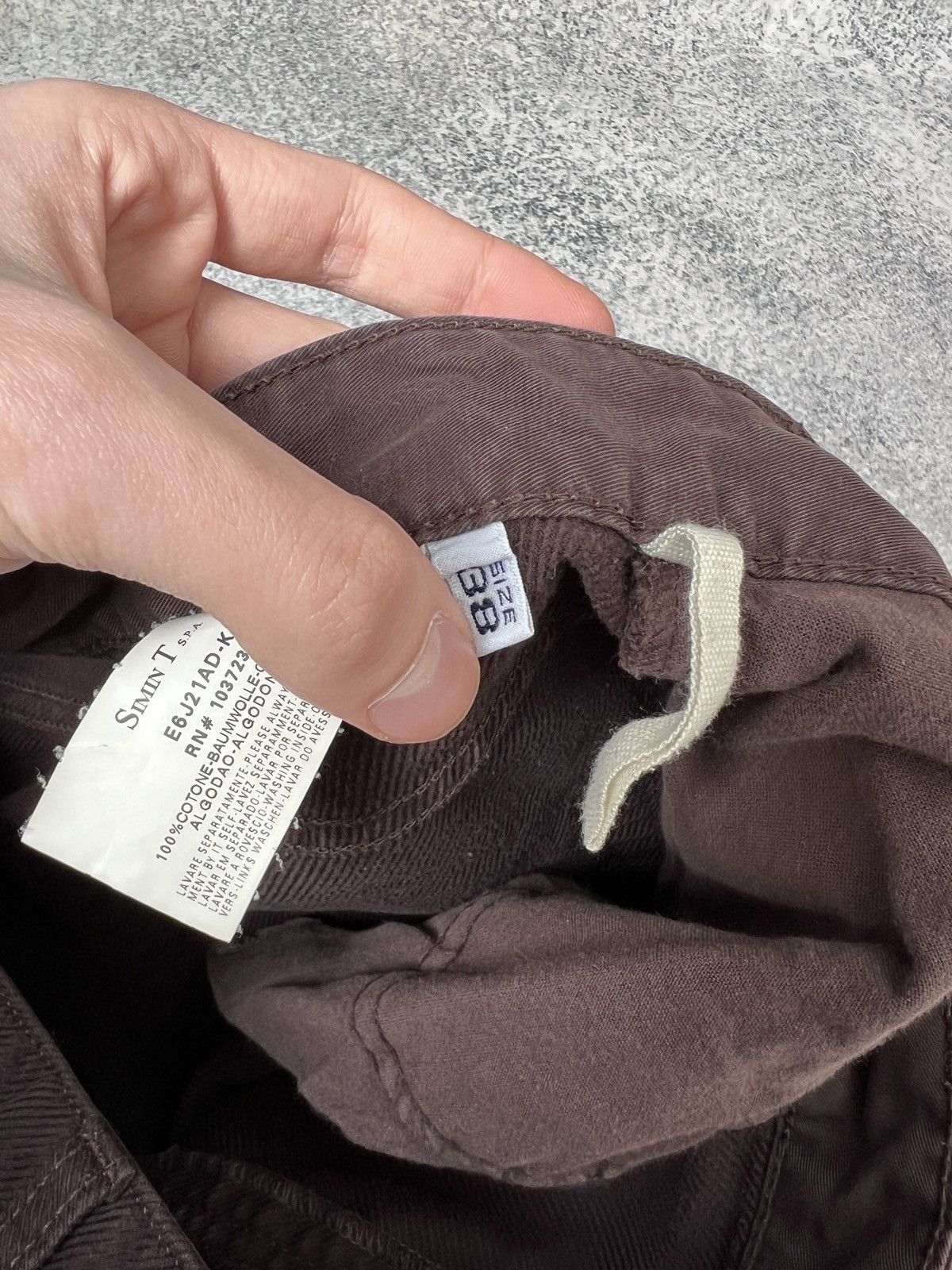 Armani × Vintage Vintage Armani Jeans Brown Streetwear Pants Size US 35 - 13 Thumbnail