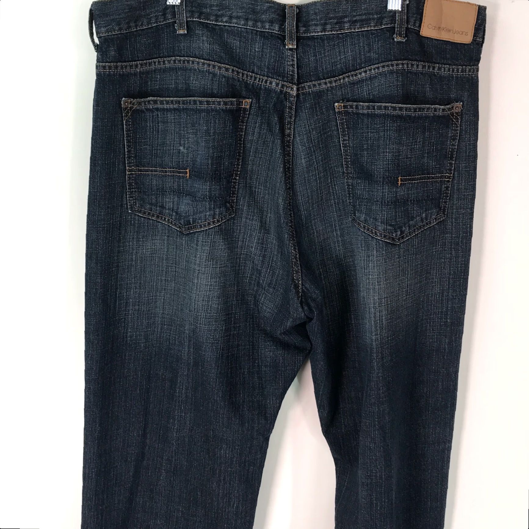 Calvin Klein Calvin Klein Jeans Mens Straight Regular Fit Blue Denim Size 40 Rise Mid Inseam 32 Size US 40 / EU 56 - 4 Thumbnail