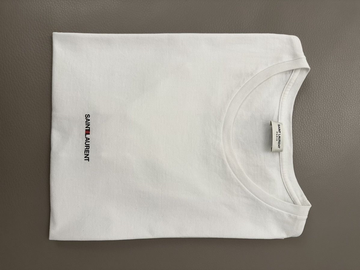 Saint Laurent Paris × Yves Saint Laurent Saint Laurent White Classic Logo “Rive Gauche” L Retail $550 Size US L / EU 52-54 / 3 - 3 Thumbnail