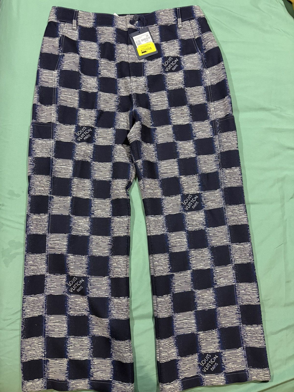 Louis Vuitton AUTHENTIC Damier Rush Workwear Wool Pants sz.56 Size US 40 / EU 56 - 8 Thumbnail