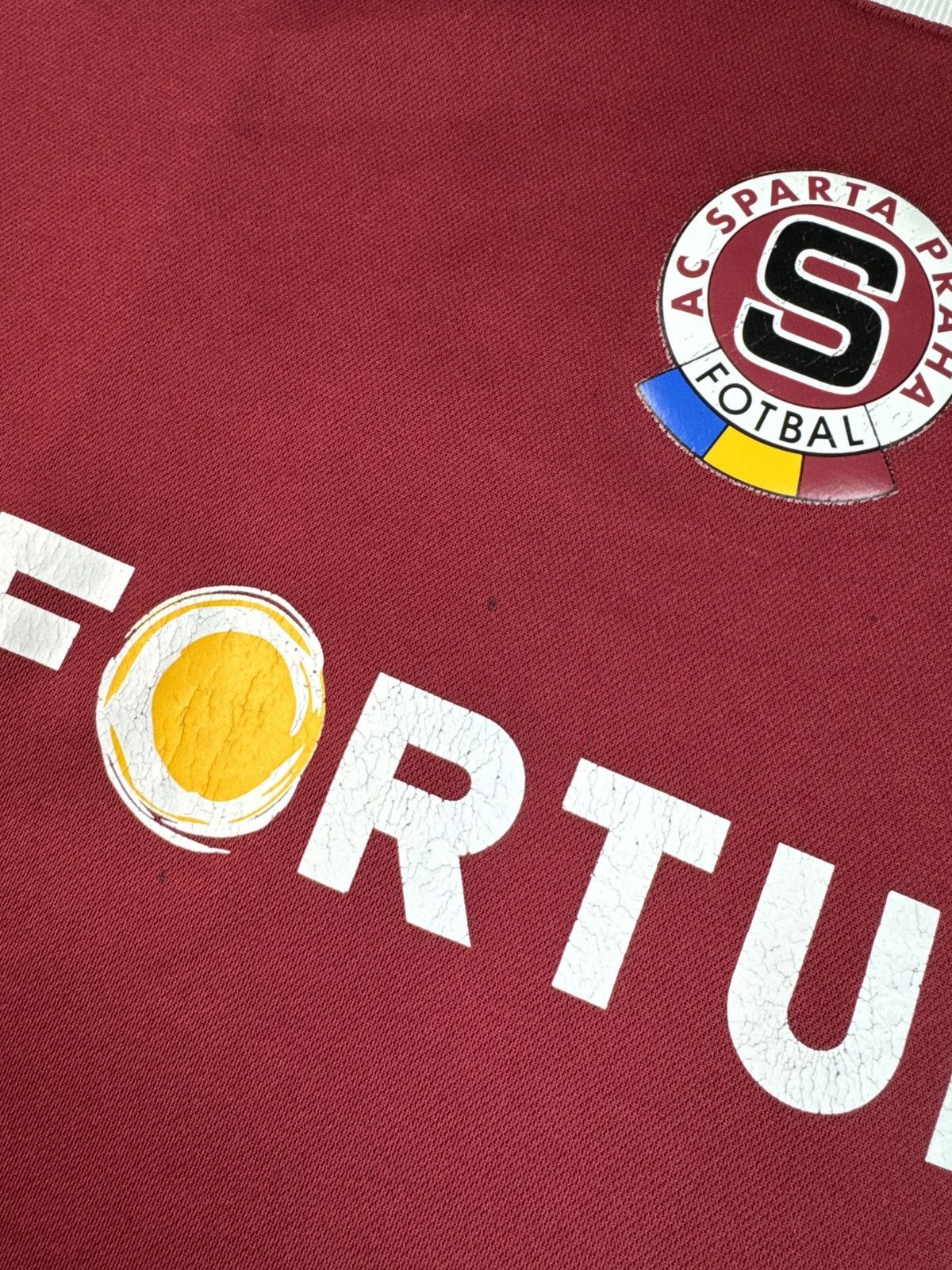 Nike AS Sparta Praha Prague 2005 Poborsky Football Soccer Jersey Size US XL / EU 56 / 4 - 5 Thumbnail