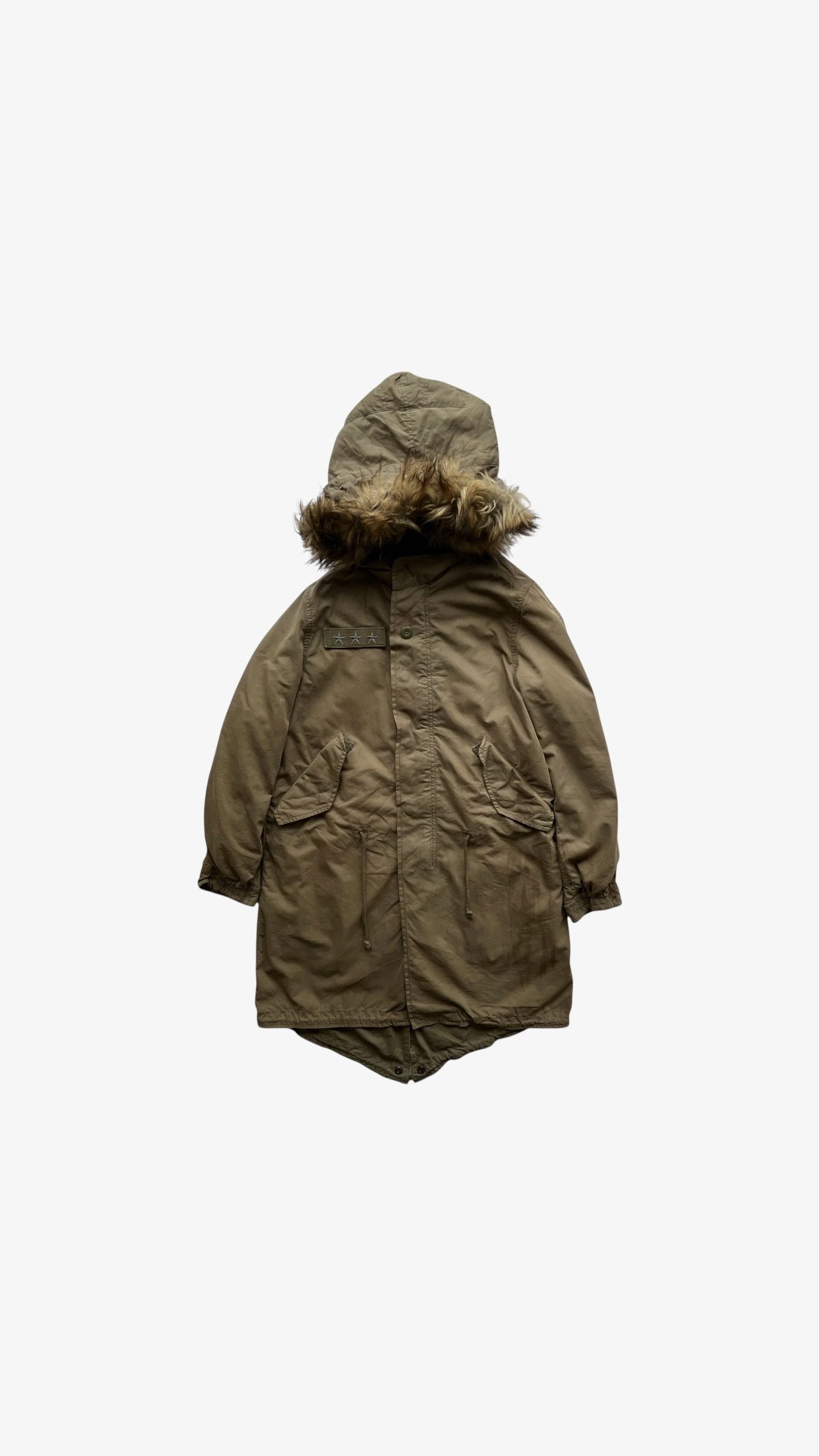 Avirex Vintage Y2K Avirex M-65 Field Mod Khaki Parka Coat Size S / US 4 / IT 40 - 1 Thumbnail