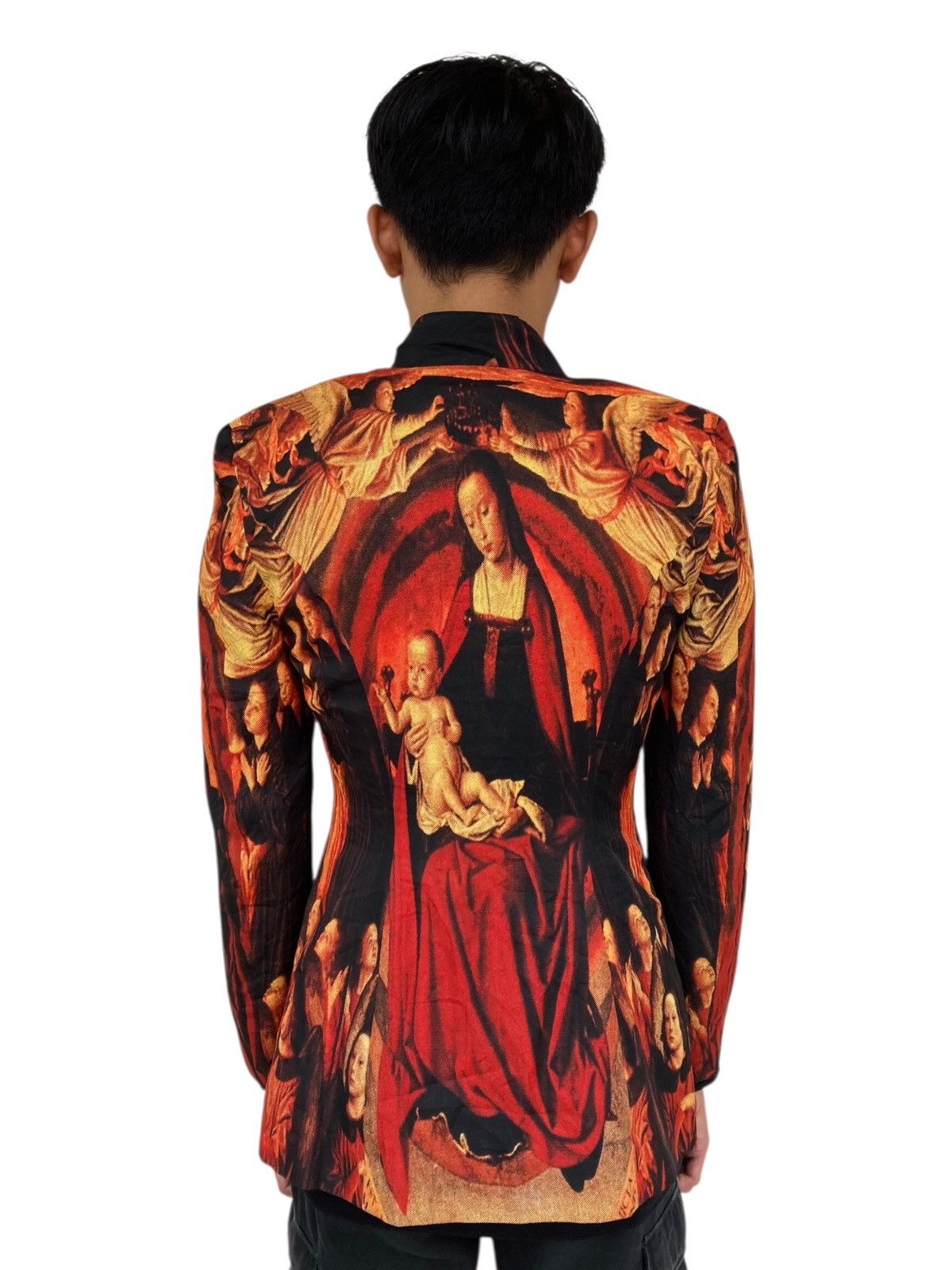 20471120 1980s Astro - C.1498 Notre Dame De Paris - Jean Hey Blazer Size 36S - 3 Thumbnail