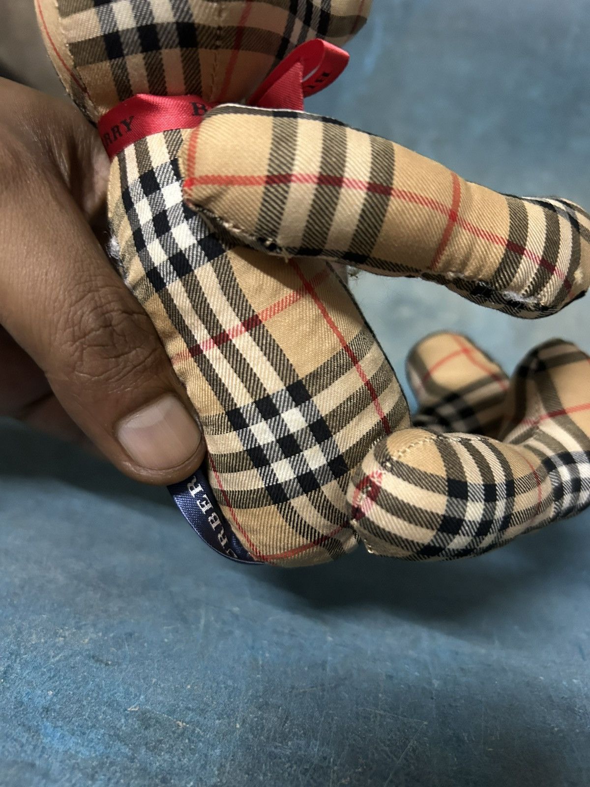 Burberry Y2K London Thomas Bear Nova Check Plush Size ONE SIZE - 6 Thumbnail
