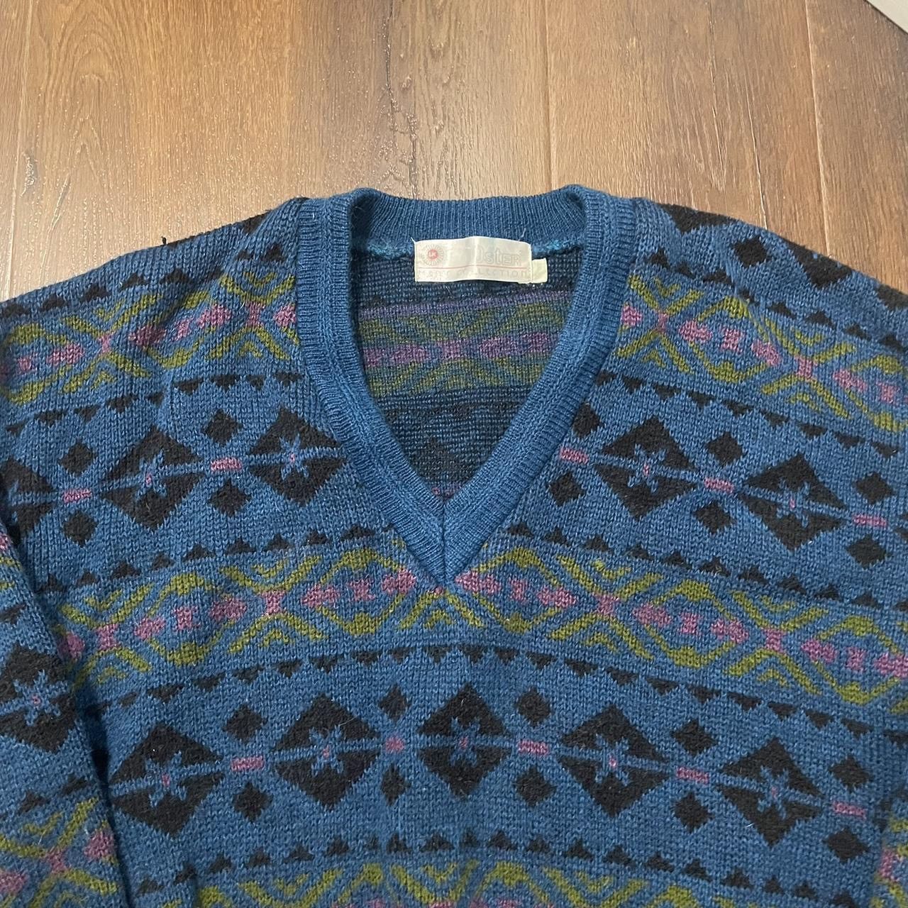 Vintage Vintage 90’s Knit Sweater Size US L / EU 52-54 / 3 - 3 Thumbnail