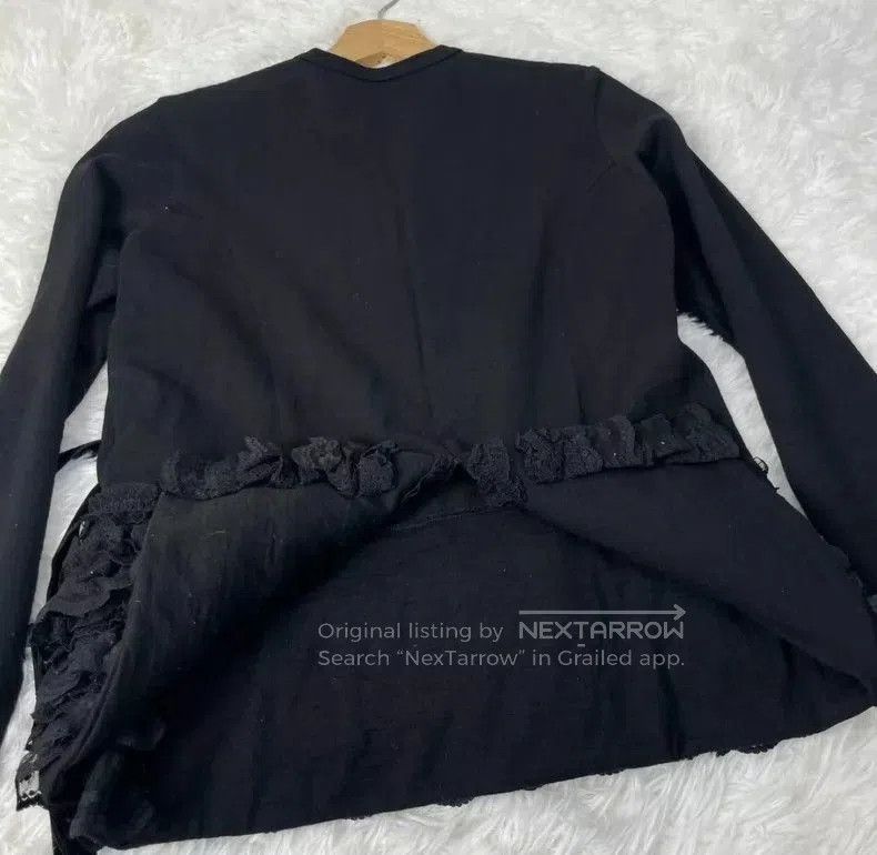 Comme des Garcons COMME des GARÇONS Tricot Lace Trim Top . Size US M / EU 48-50 / 2 - 4 Thumbnail