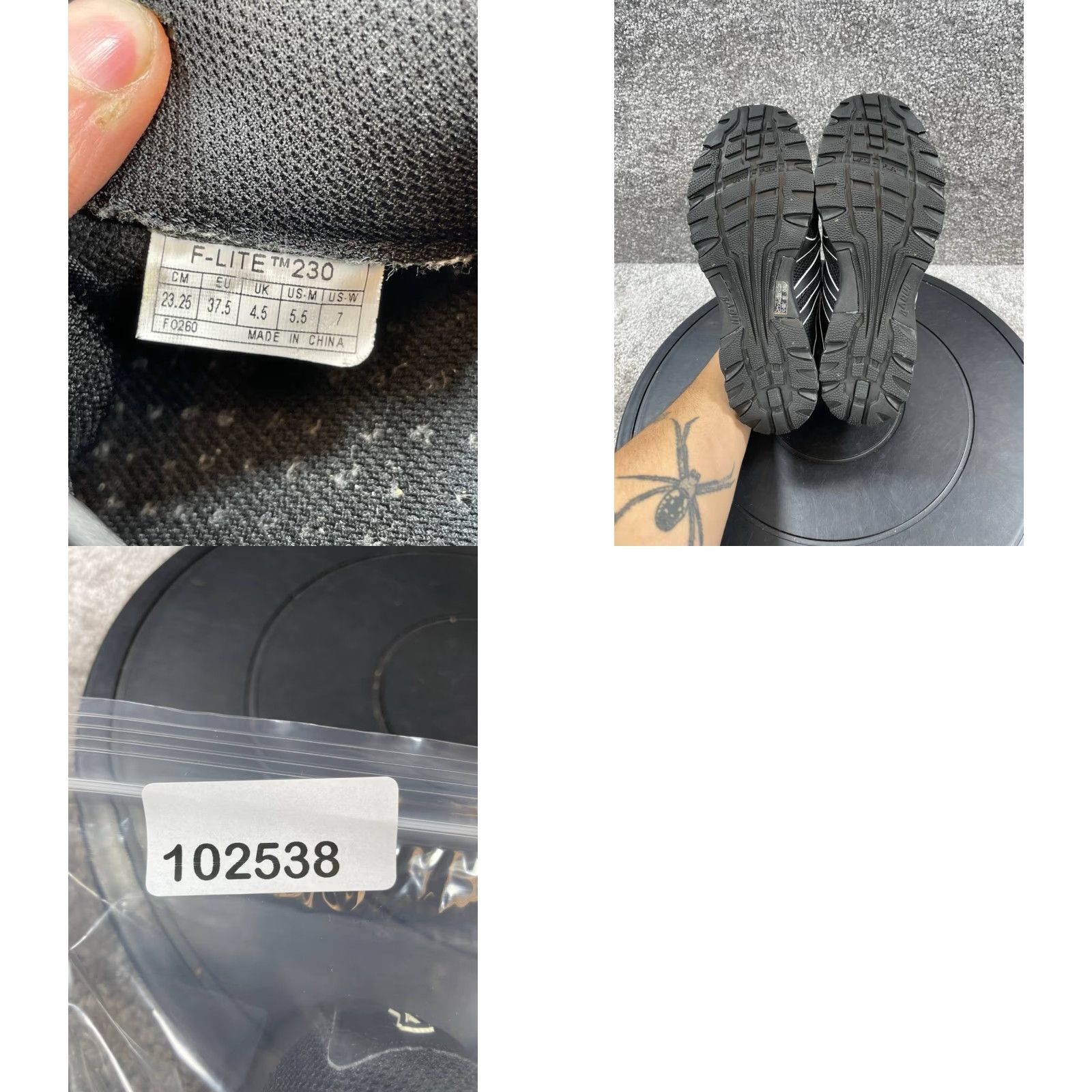 Vintage Inov8 Women’s F-Lite 230 Black Low Top Lace Up Training Sneaker Shoes Size 7 Adult Footwear Cross Training Nike Size S / US 4 / IT 40 - 8 Thumbnail