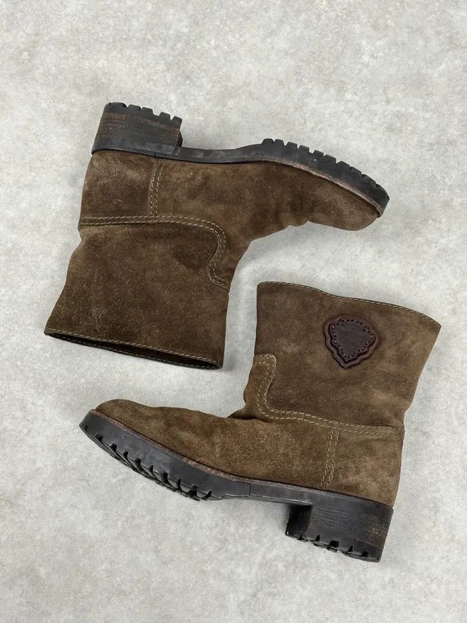 Gucci AW2008 Gucci Brown Suede Ankle Boots by Frida Giannini Size US 9.5 / IT 39.5 - 5 Thumbnail
