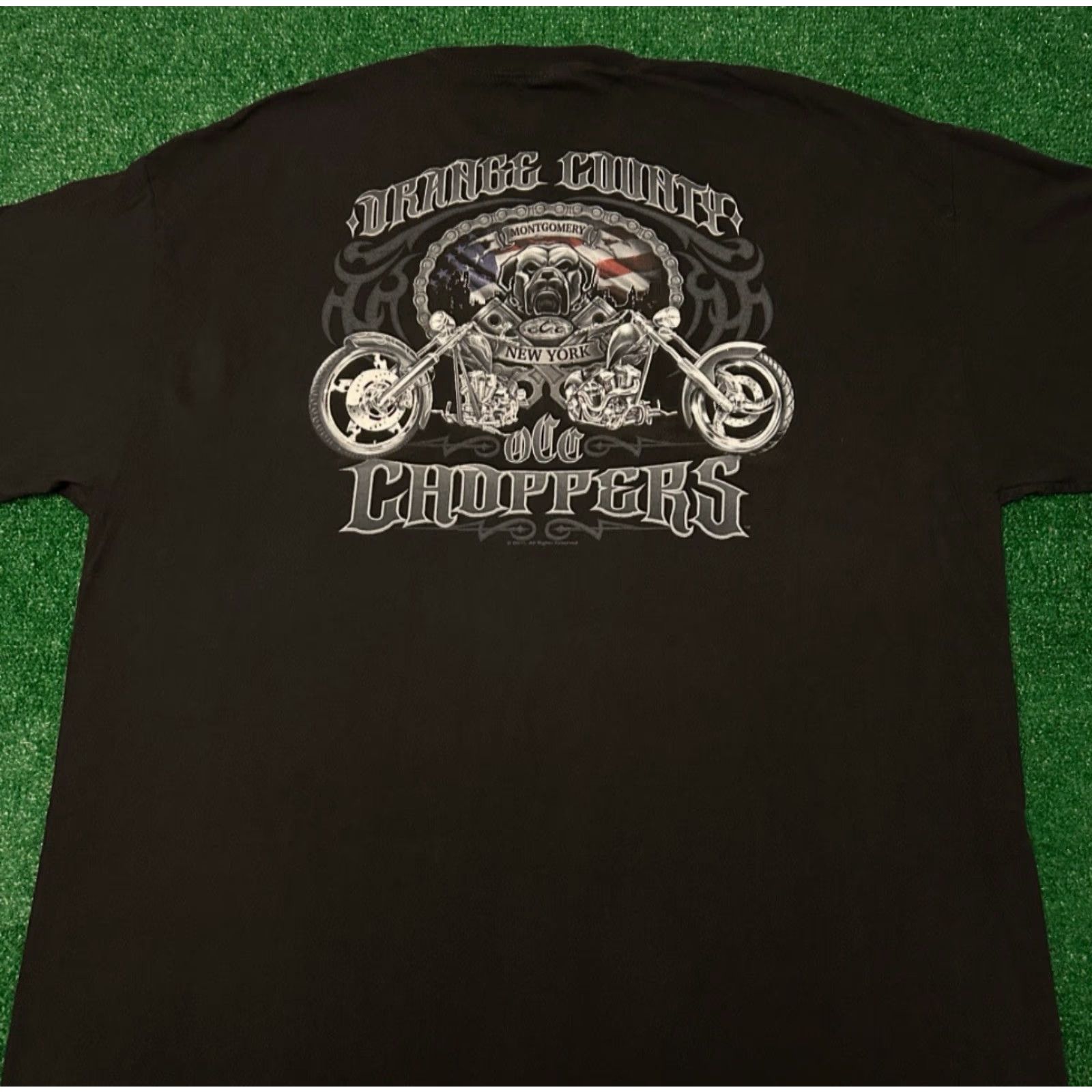 Vintage VINTAGE Orange County Choppers Shirt Mens 2XL Black West Coast Choppers Y2K 90s Biker Grunge Hip Hop Motorcycle Punk NY VTG Shirt Size US XXL / EU 58 / 5 - 4 Thumbnail