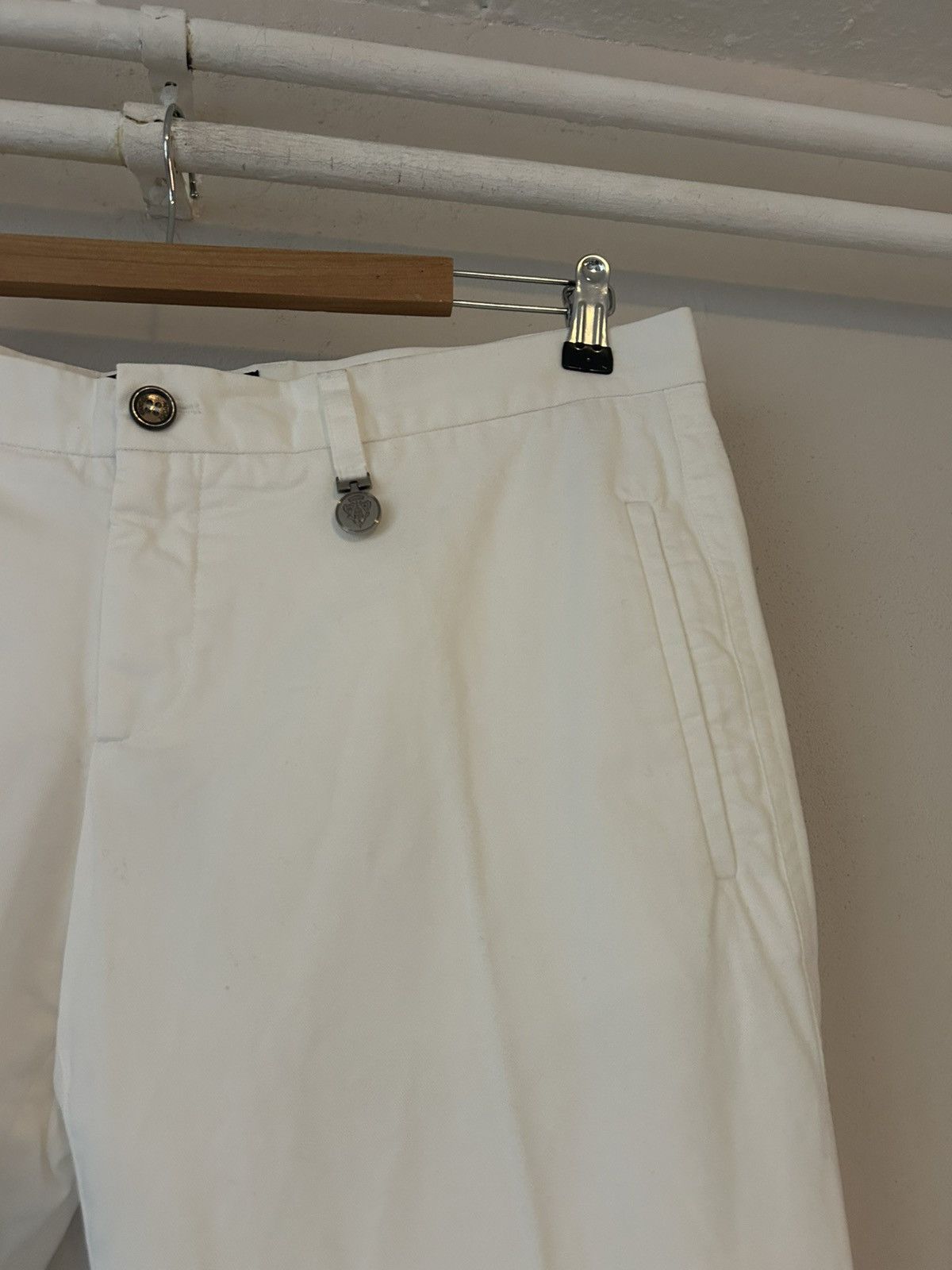 Gucci Gucci White Cotton-Blend Trousers – Size 54 Size US 38 / EU 54 - 3 Thumbnail