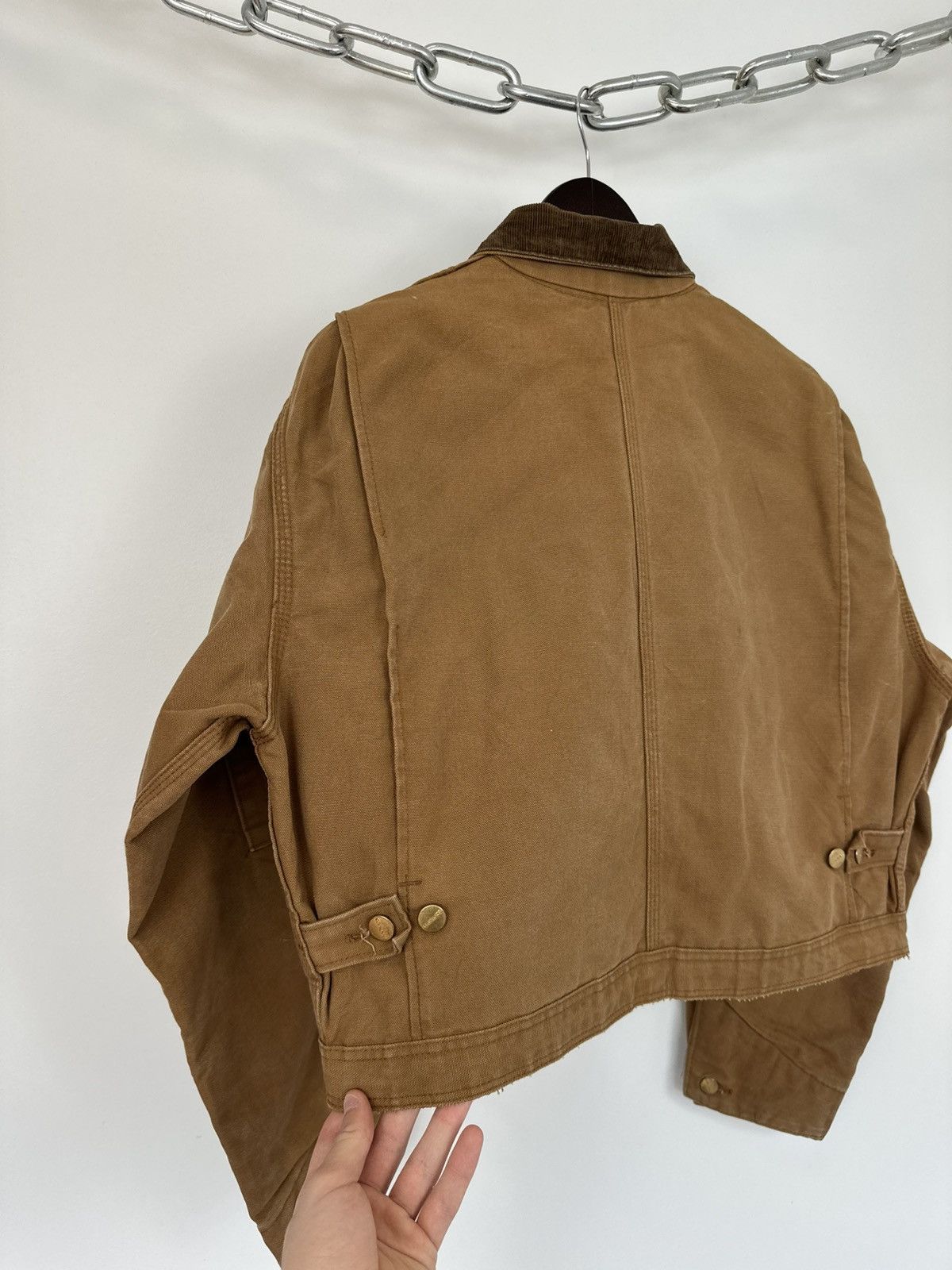 Carhartt Vintage 70s Carhartt USA Cropped Boxy Baggy Detroit Jacket Size US M / EU 48-50 / 2 - 15 Thumbnail